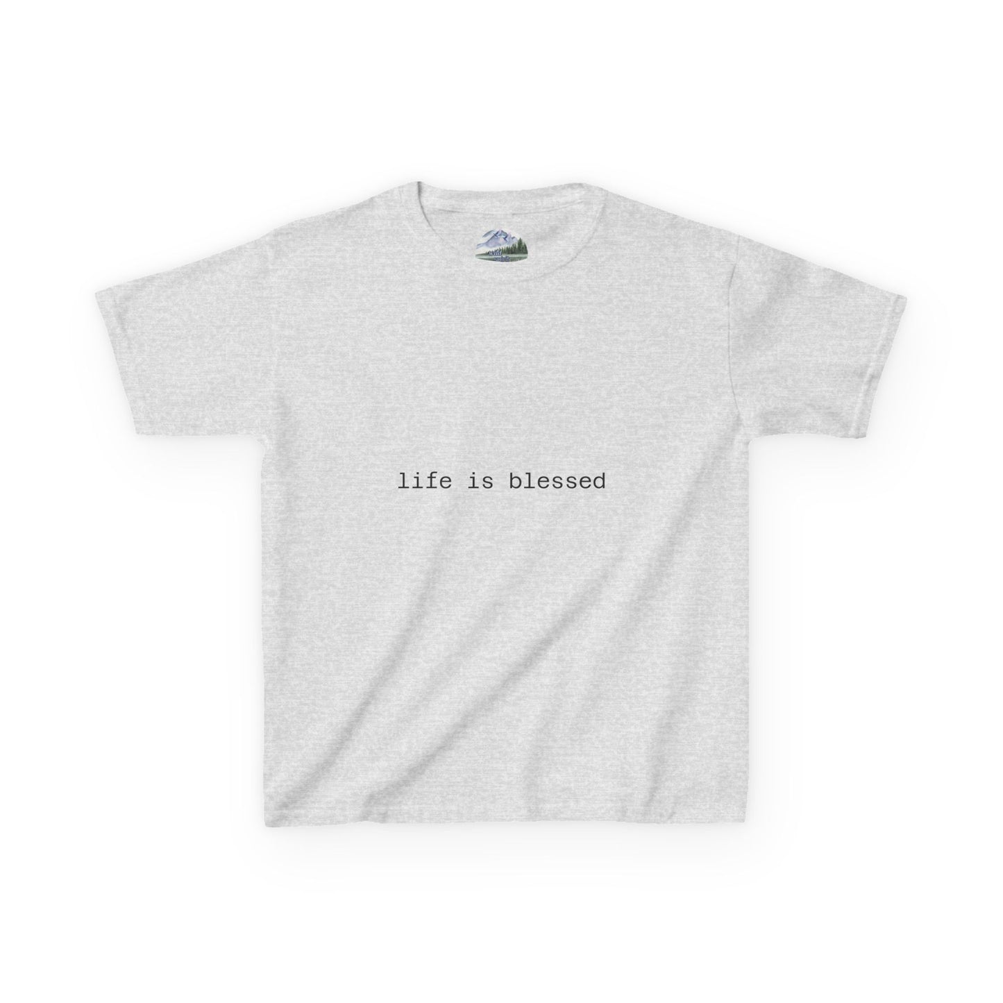Blessed Kids Tee with Angel Wings