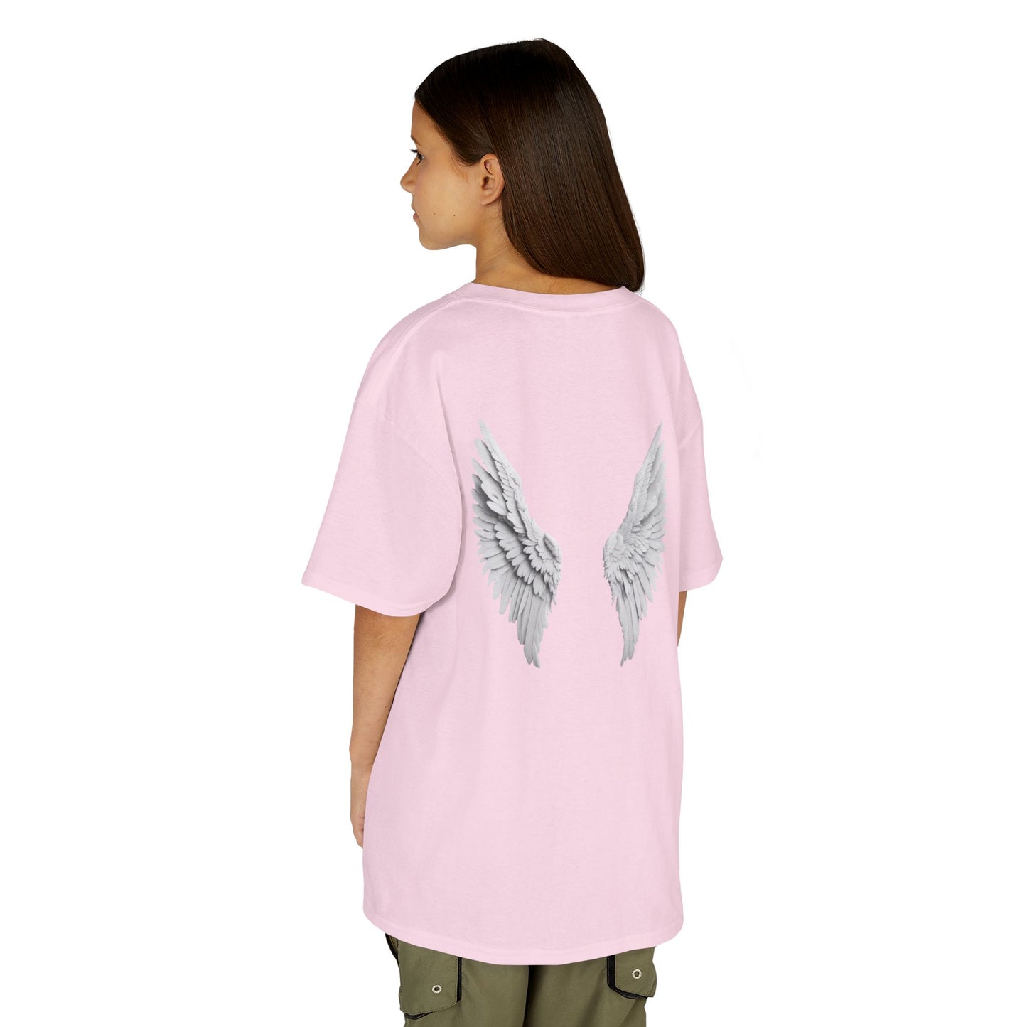 Blessed Kids Tee with Angel Wings
