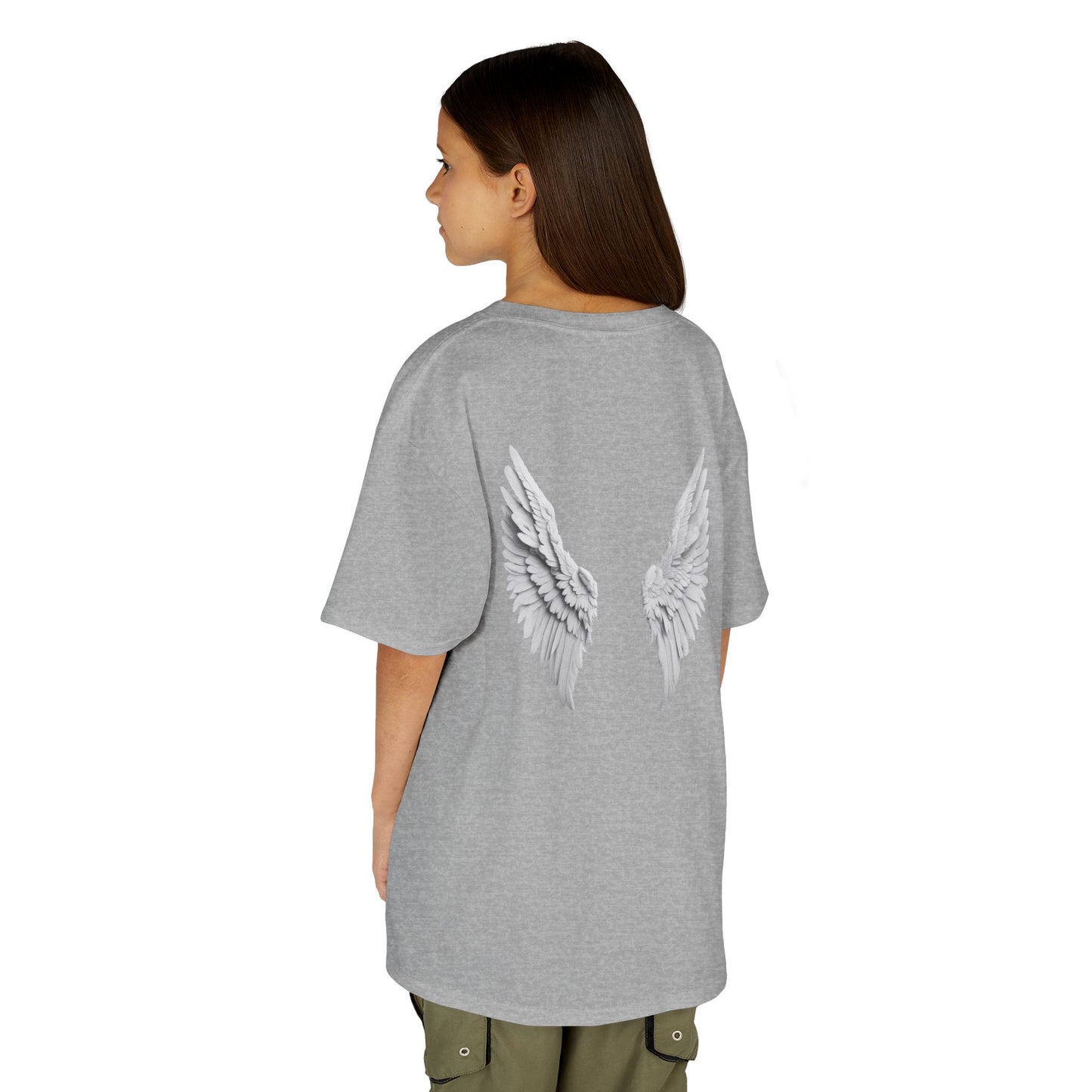 Blessed Kids Tee with Angel Wings