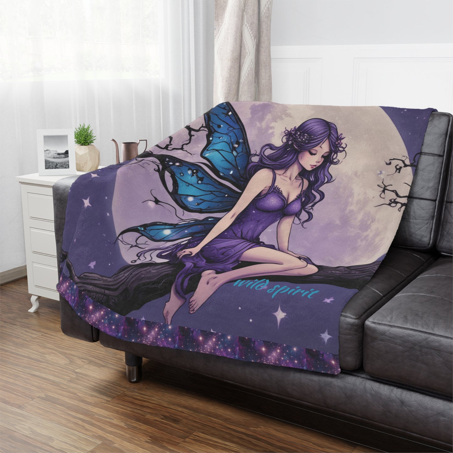 Microfiber Blanket - Fairy Night Scene