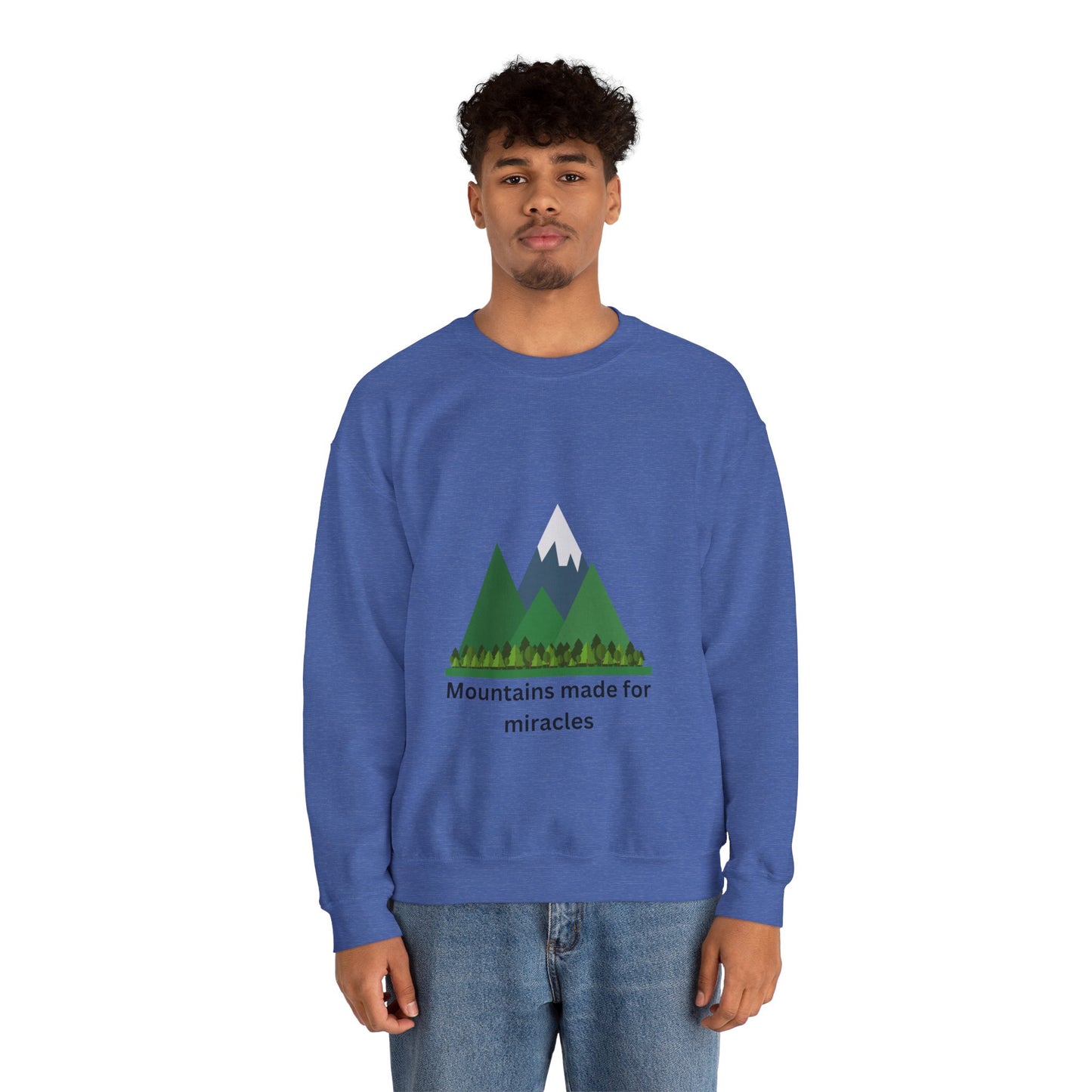 Mountains Made for Miracles Unisex Sweatshirt