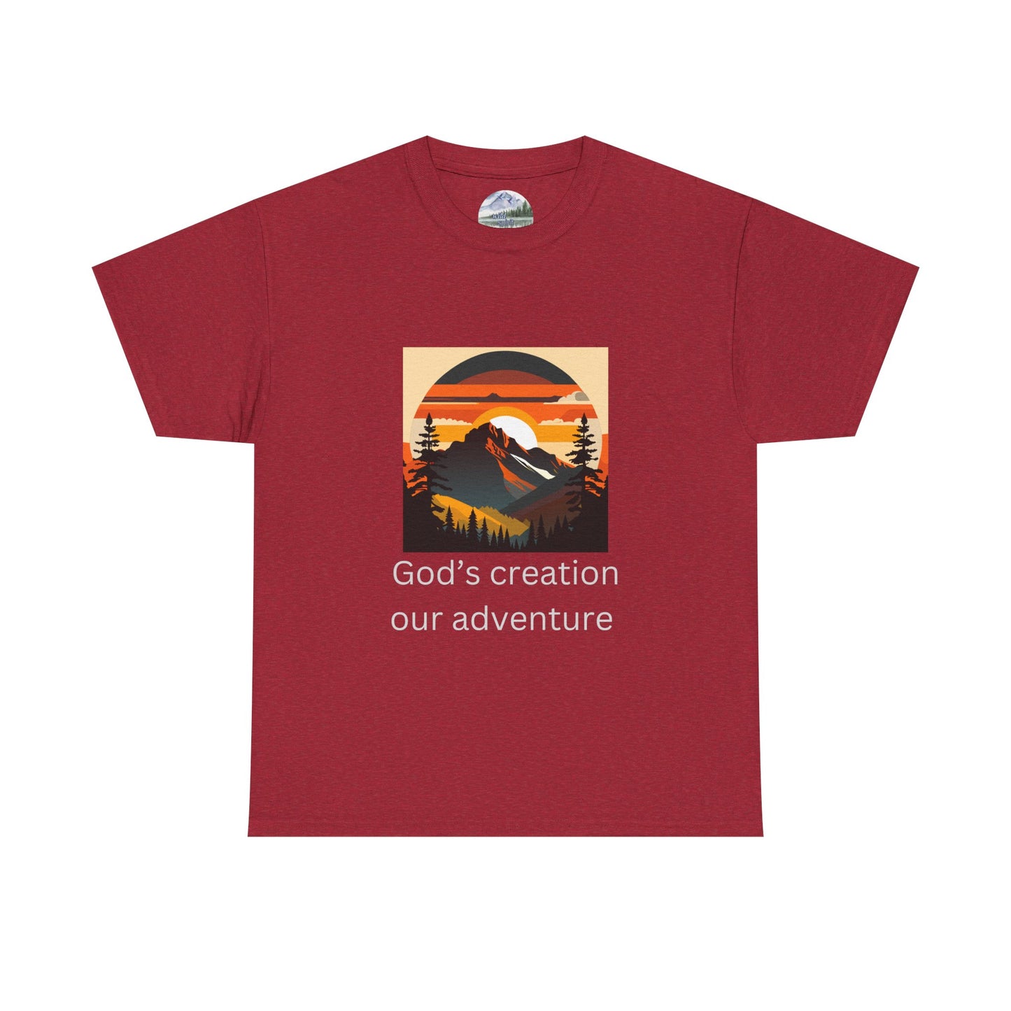 Mountain Sunset Unisex Tee - God's Creation Our Adventure
