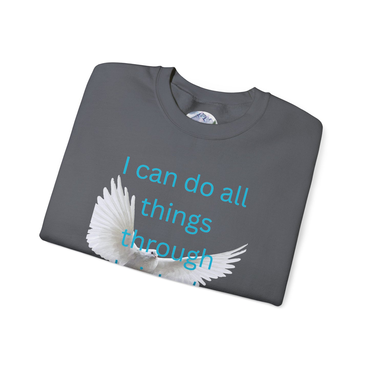 Christian Unisex Sweatshirt - White Dove Design