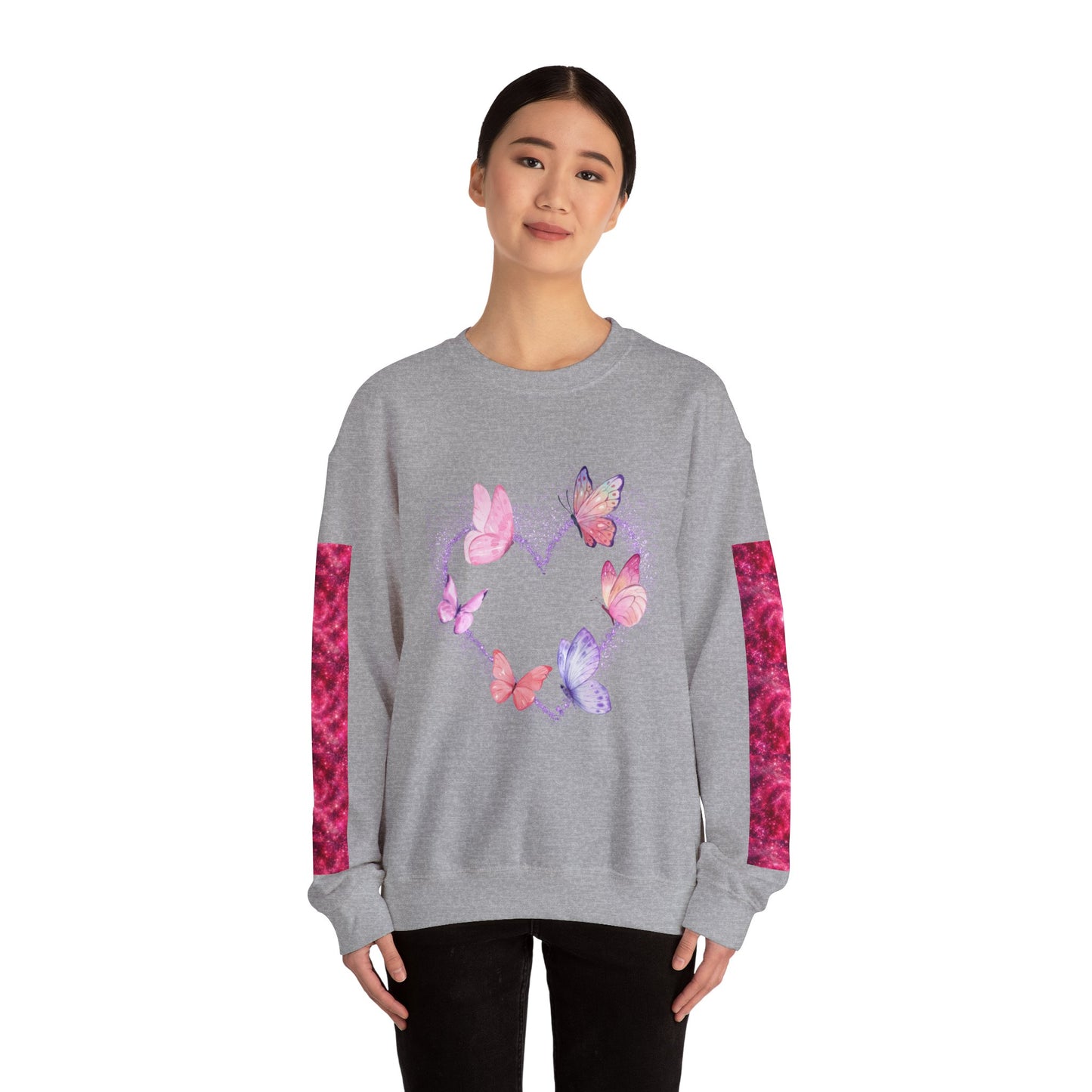 Butterfly Heart Sweatshirt - Valentine's Day Design