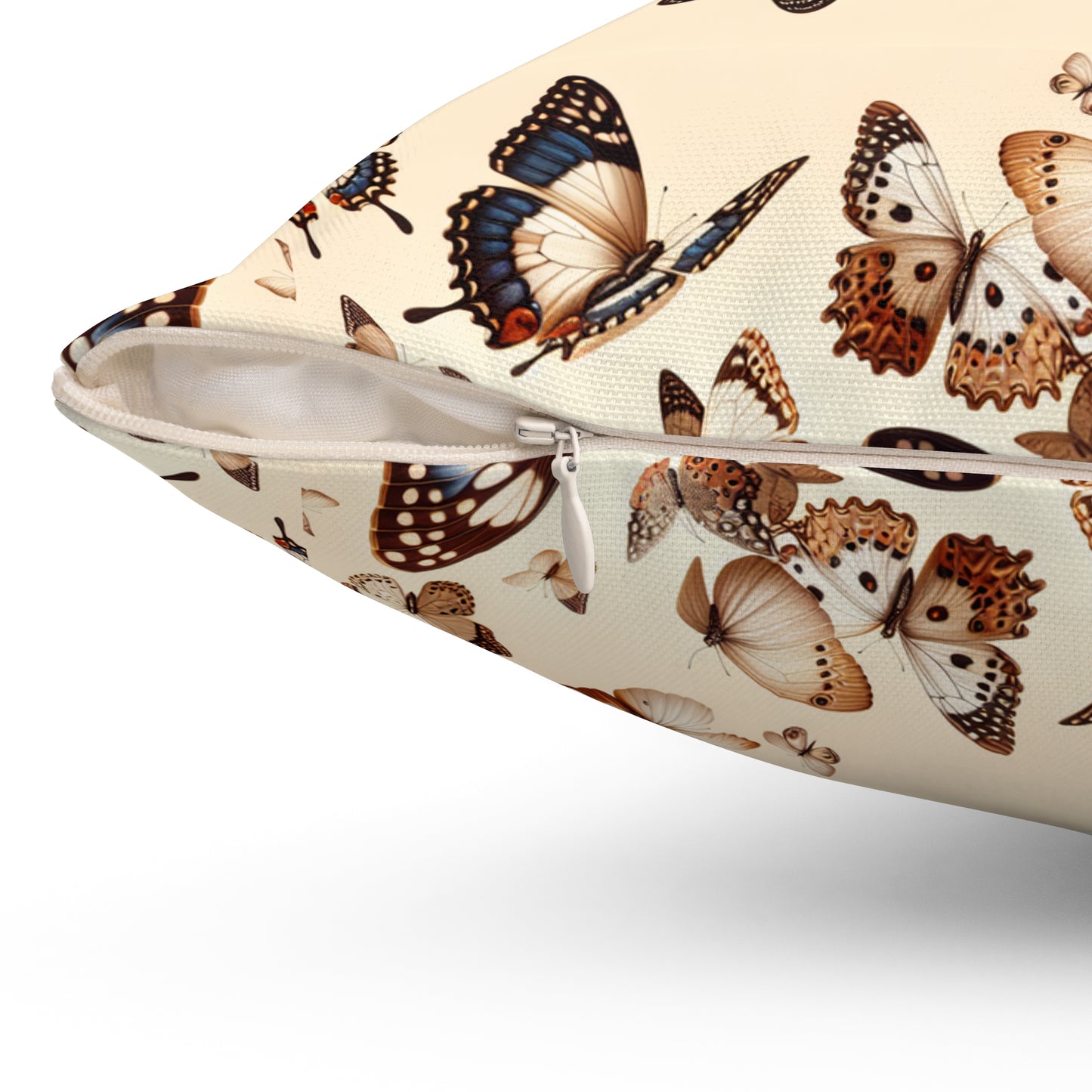 Butterfly Garden Decorative Pillow - Nature Inspired Home Decor
