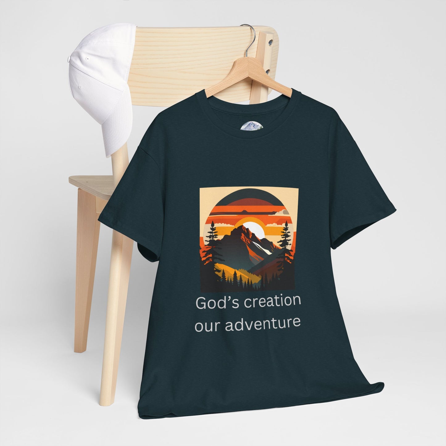 Mountain Sunset Unisex Tee - God's Creation Our Adventure