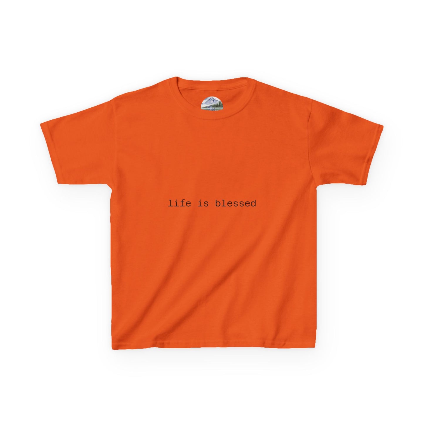 Blessed Kids Tee with Angel Wings