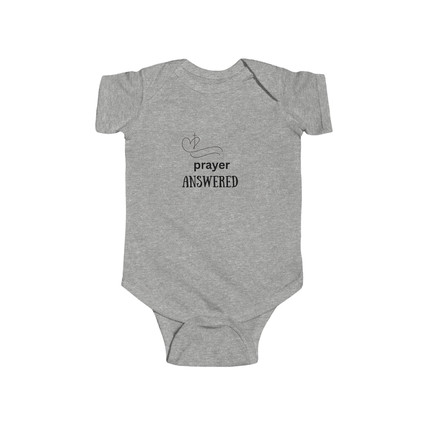 Prayer Answered Infant Bodysuit - Perfect for Newborns and Celebrations