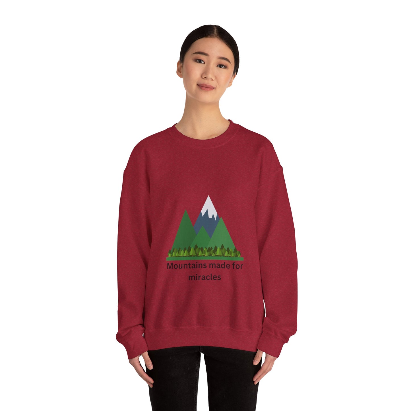 Mountains Made for Miracles Unisex Sweatshirt