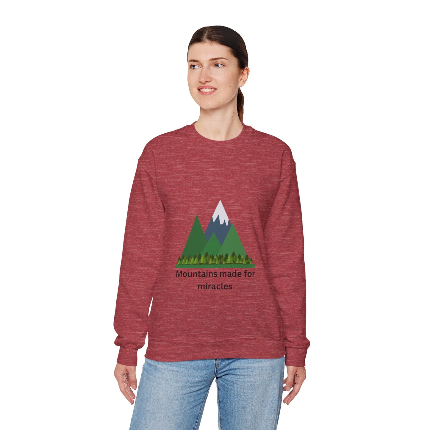 Mountains Made for Miracles Unisex Sweatshirt