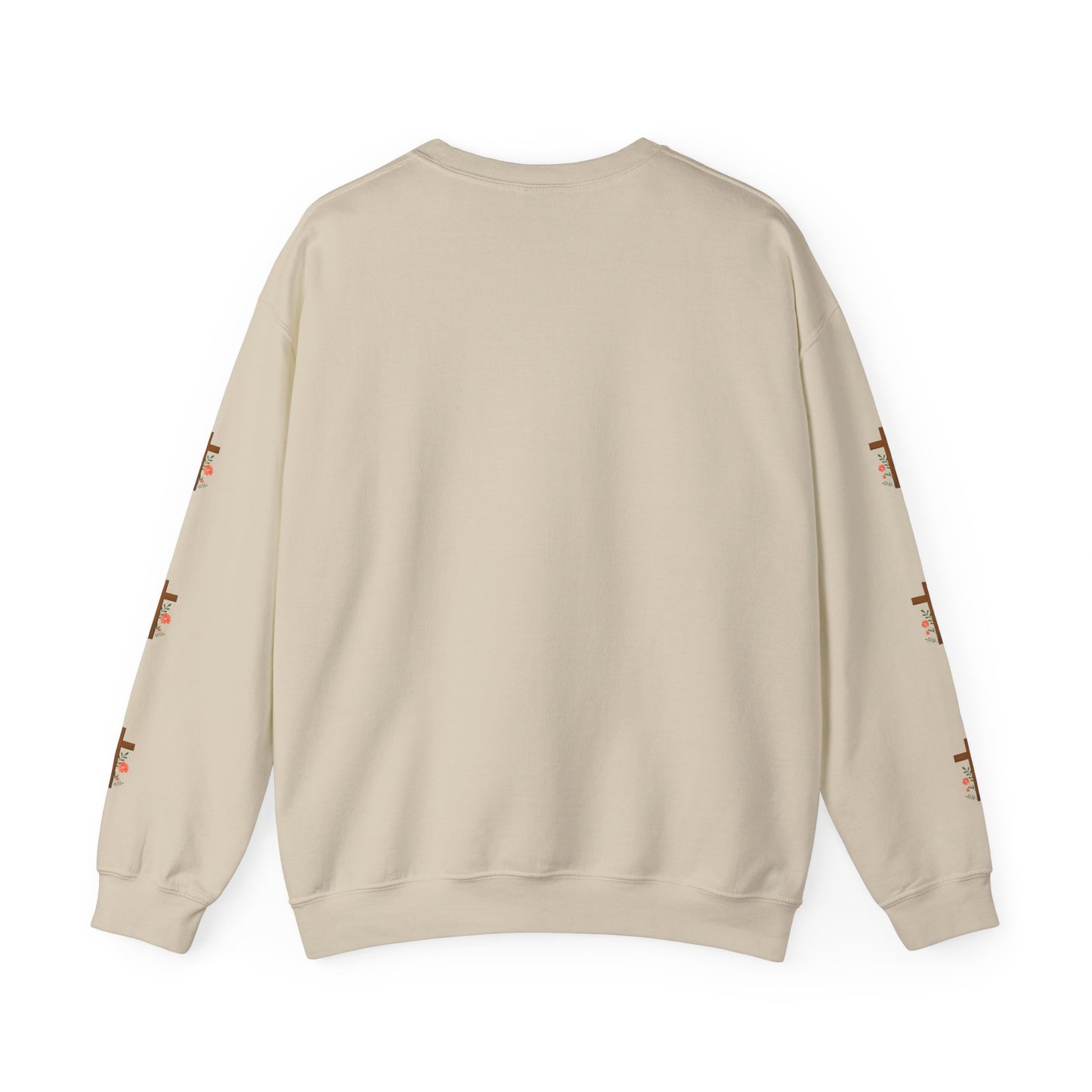 Golden Cross Unisex Sweatshirt - But The Lord Stood With Me