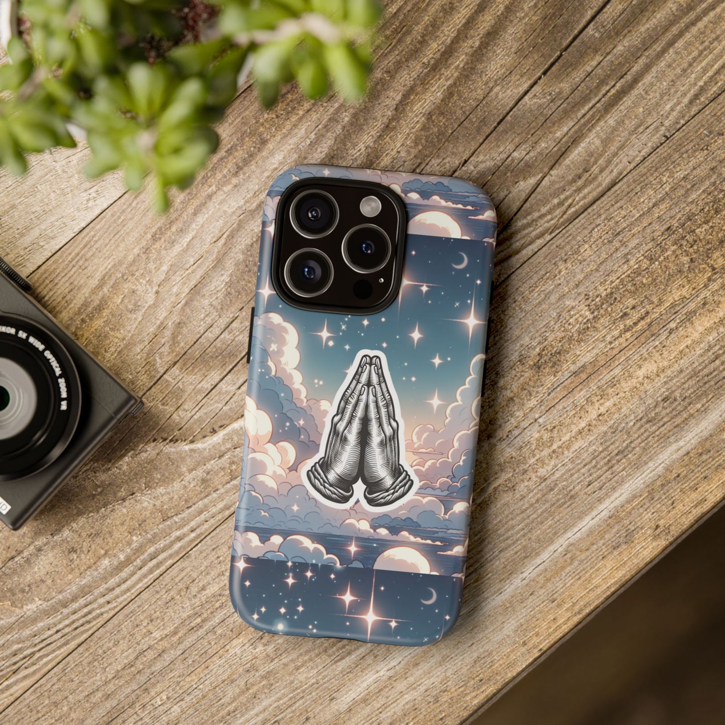 Tough Cases Praying Hands iPhone Case