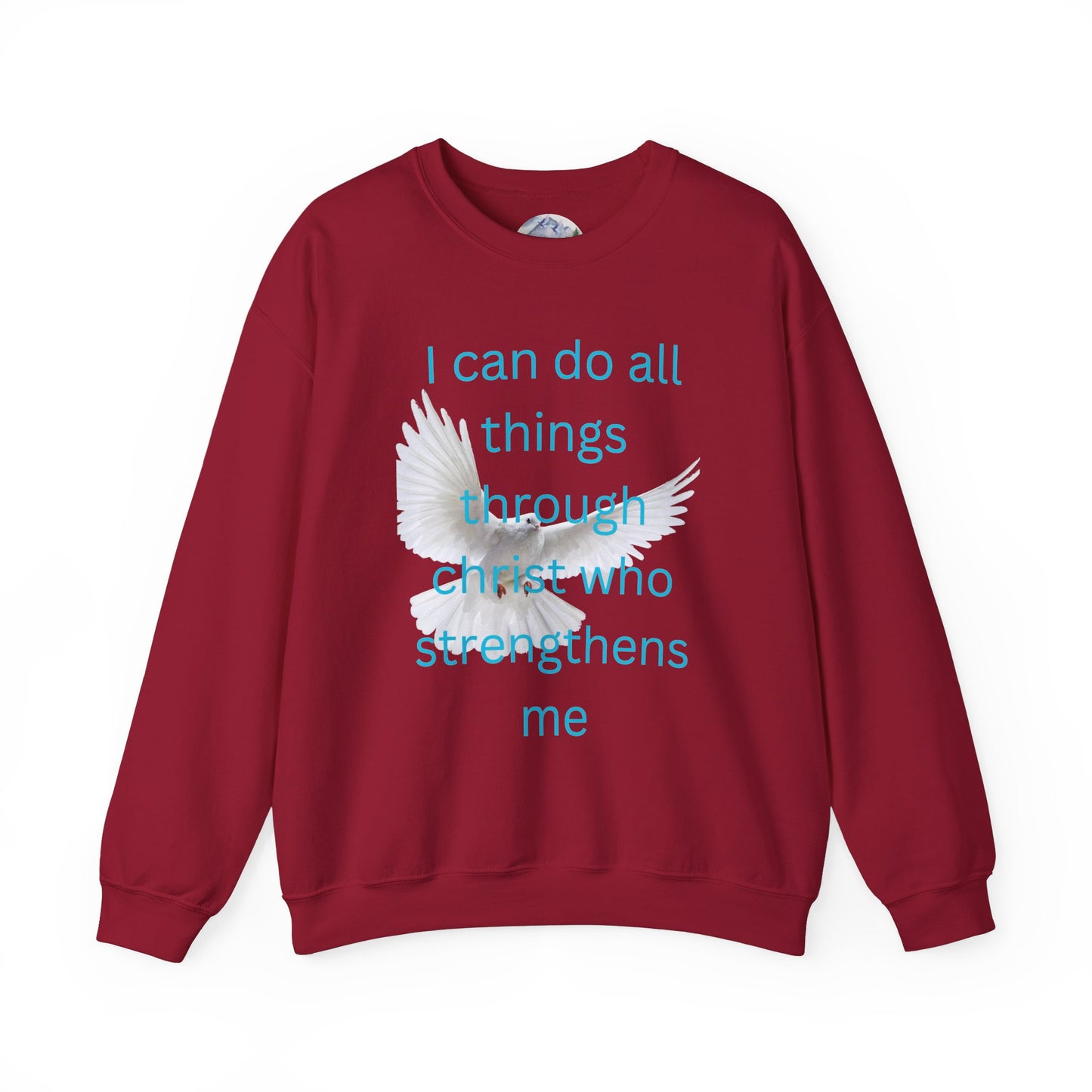 Christian Unisex Sweatshirt - White Dove Design