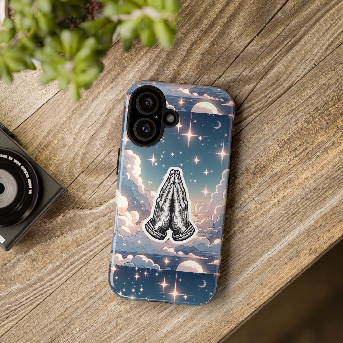 Tough Cases Praying Hands iPhone Case