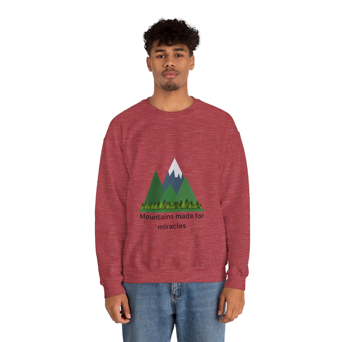 Mountains Made for Miracles Unisex Sweatshirt