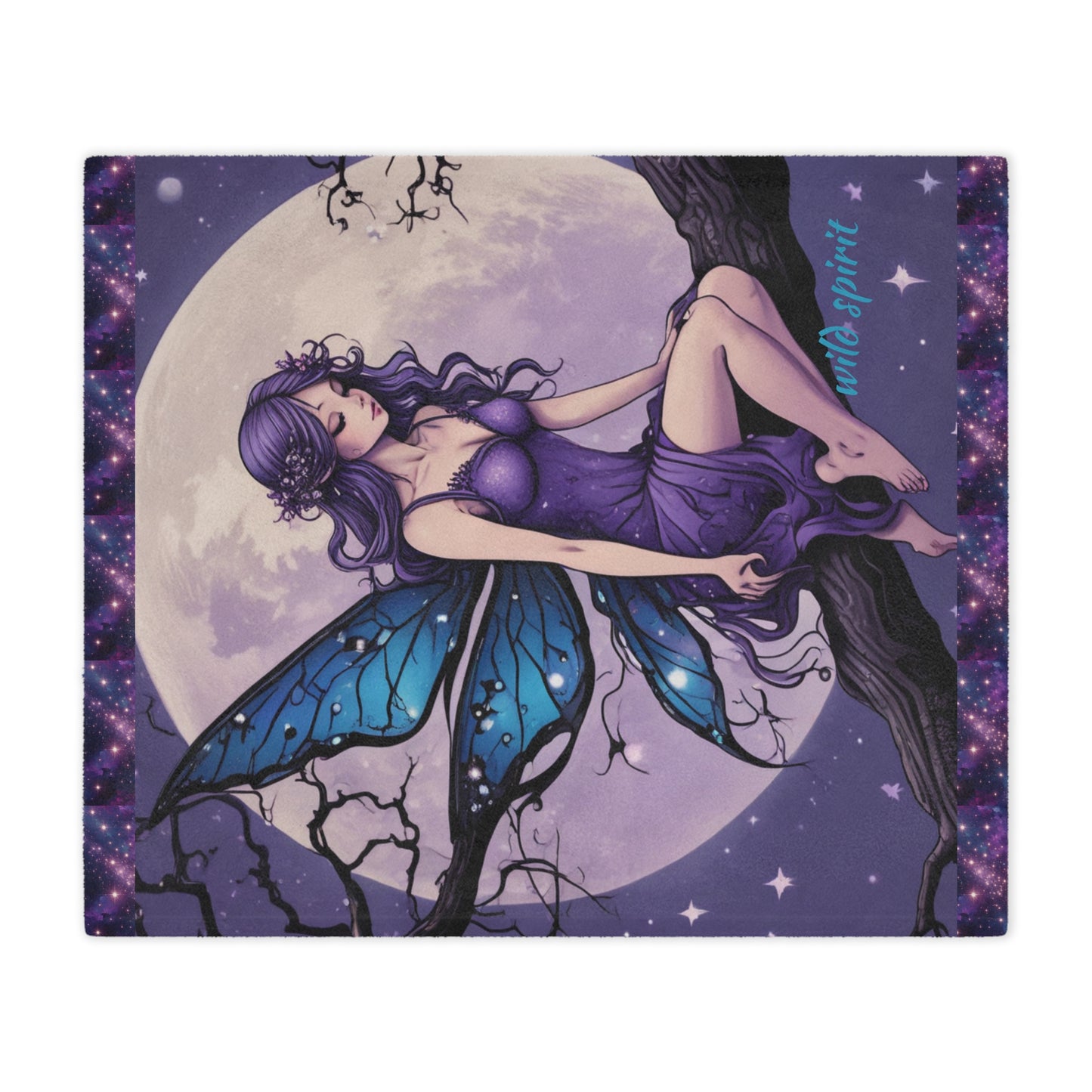 Microfiber Blanket - Fairy Night Scene