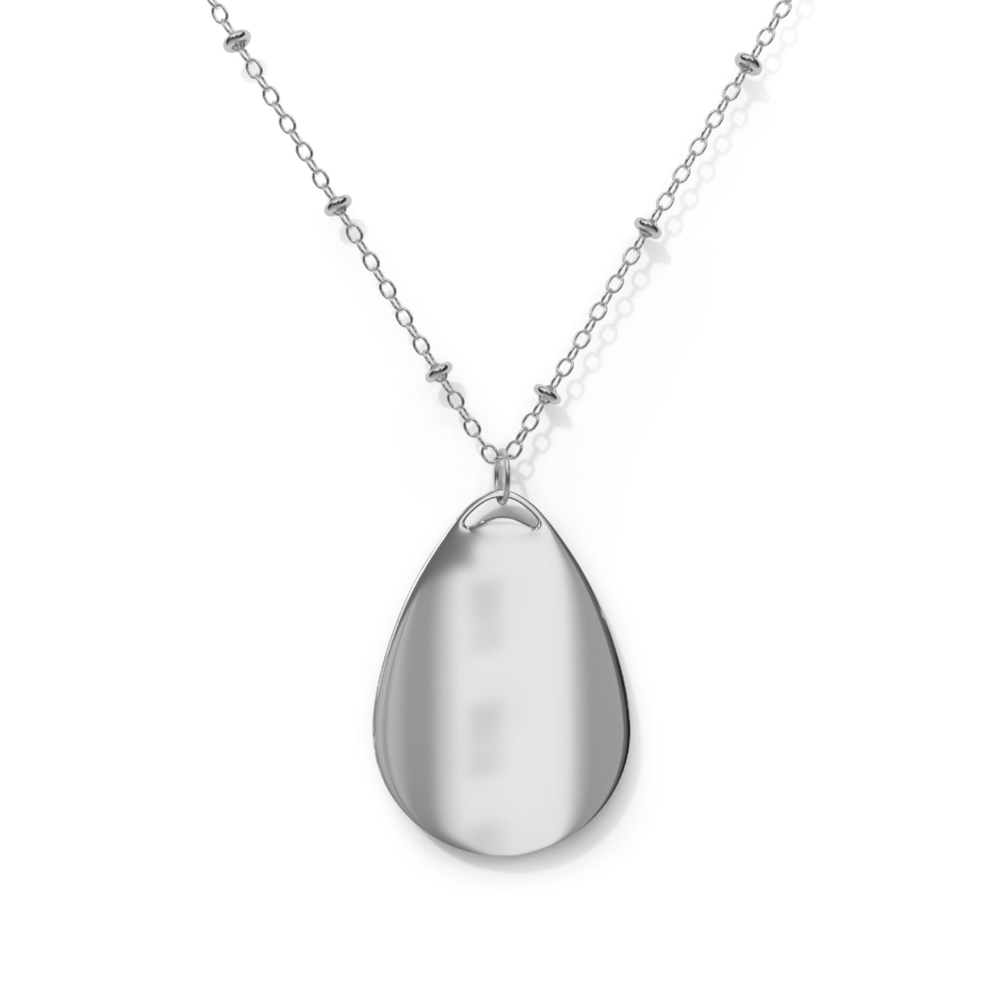 Infinity Oval Necklace