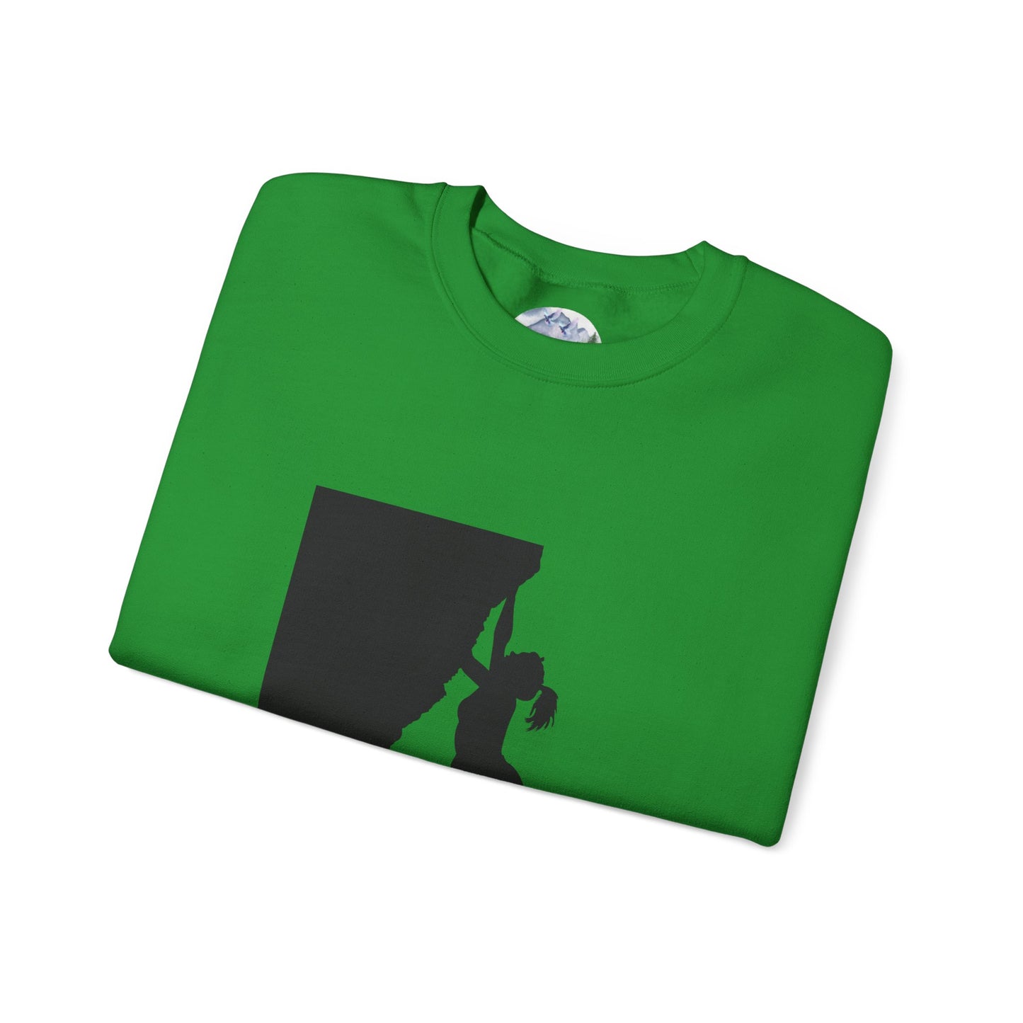 Crewneck Sweatshirt - Rock Climbing 'Climbing Higher with Christ'