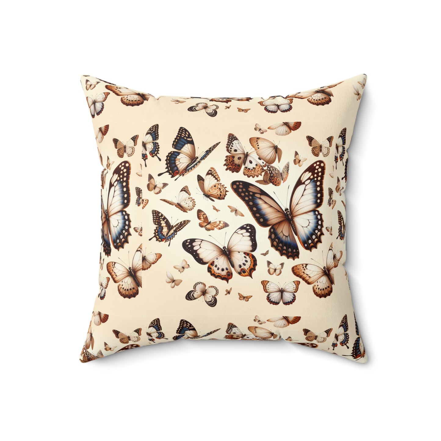 Butterfly Garden Decorative Pillow - Nature Inspired Home Decor