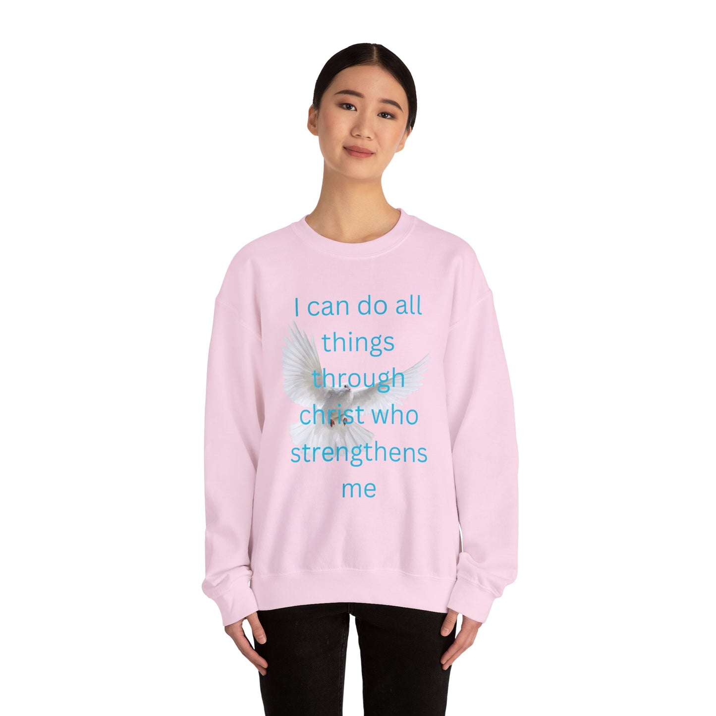 Christian Unisex Sweatshirt - White Dove Design