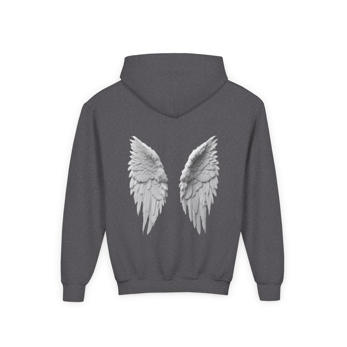 Inspirational Youth Hoodie - God Has Big Plans Design with Wings