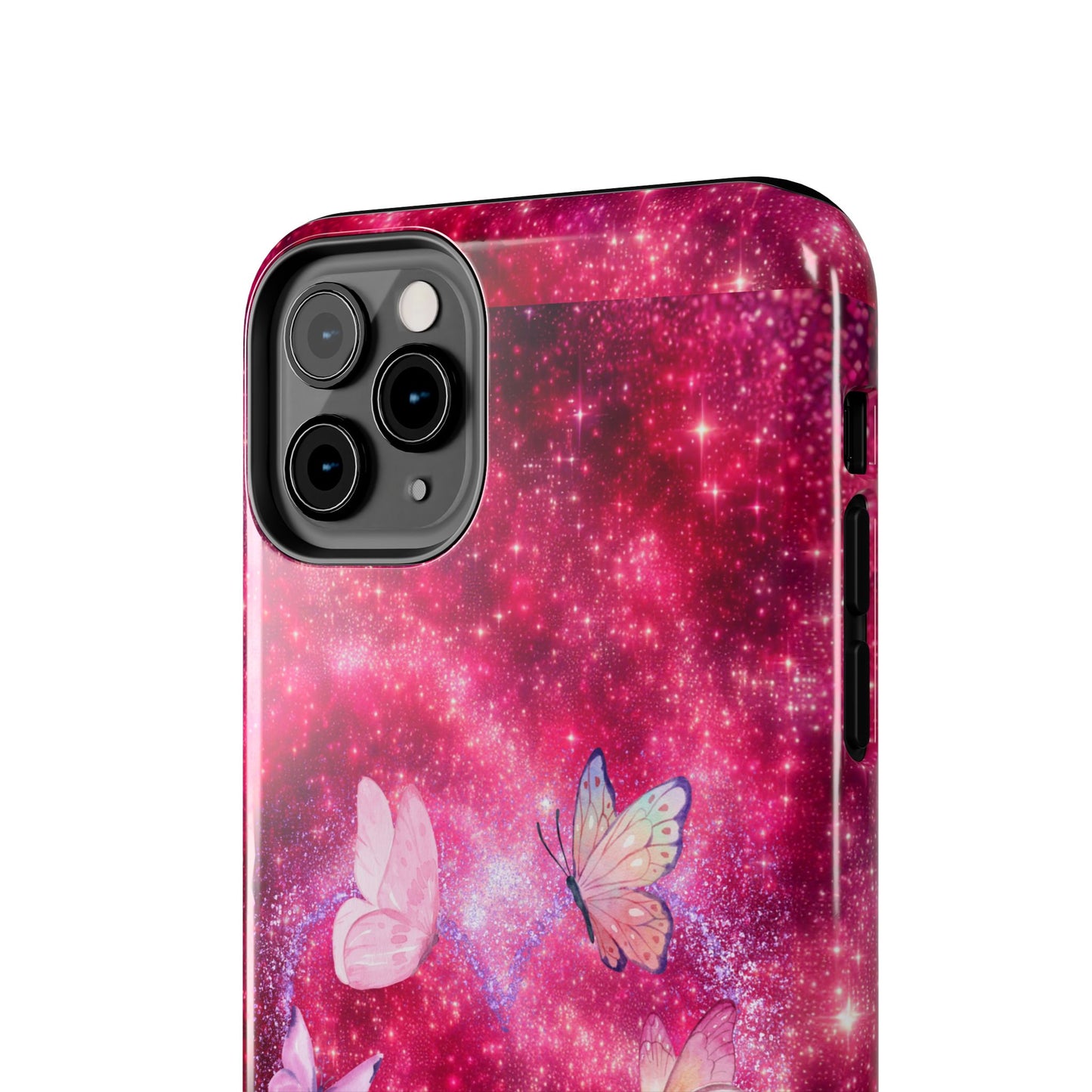 Butterfly Heart Tough Phone Cases - Vimentins Day Sparkly Design
