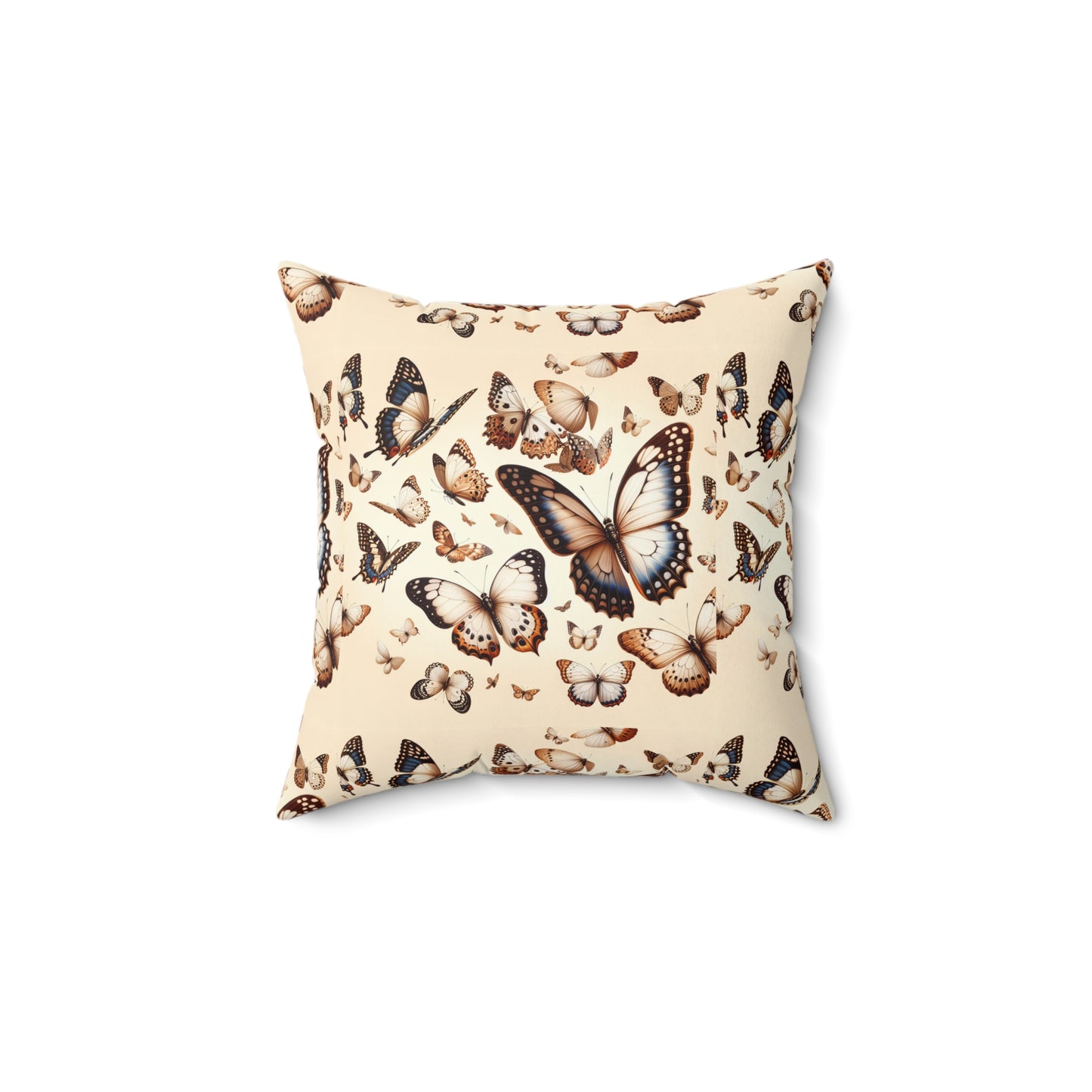 Butterfly Garden Decorative Pillow - Nature Inspired Home Decor