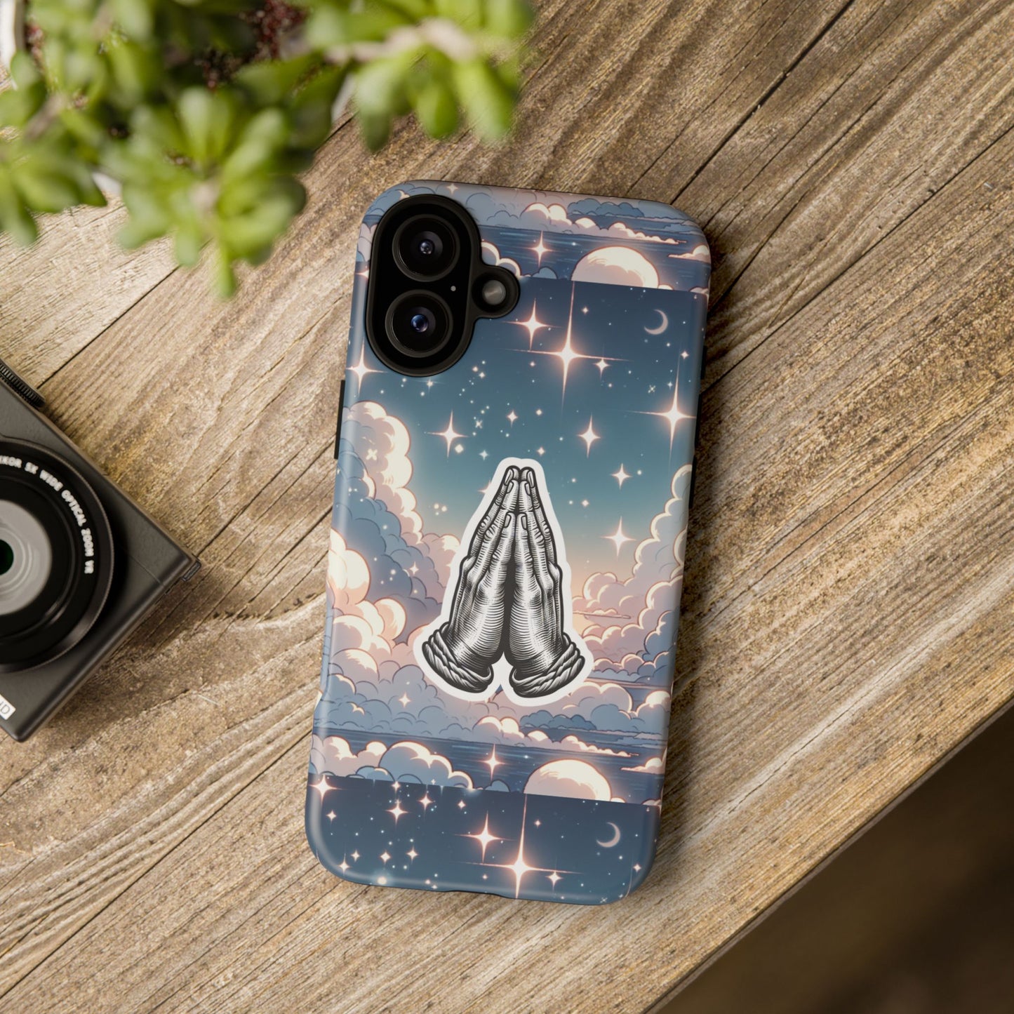 Tough Cases Praying Hands iPhone Case
