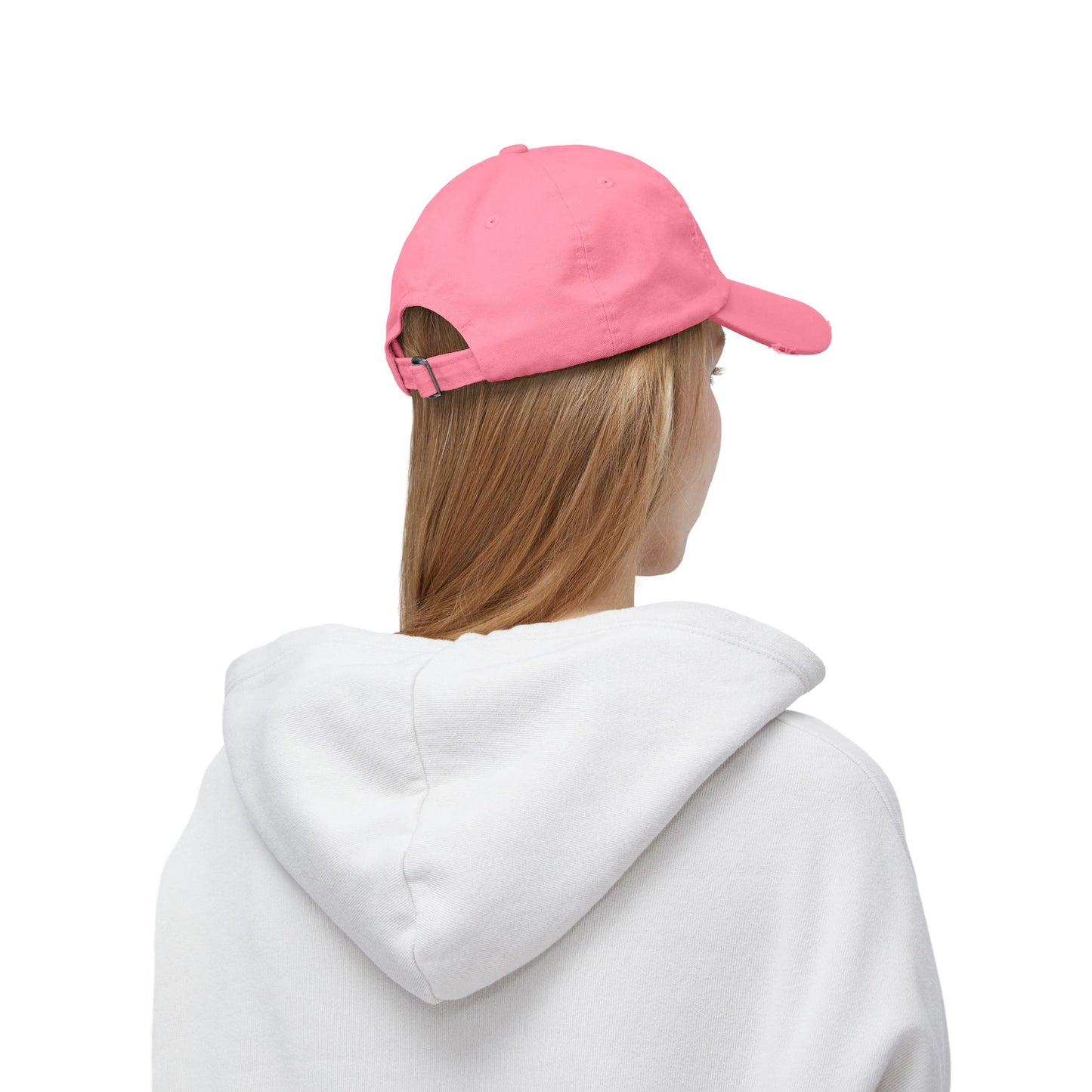Unisex Distressed Cross Cap - Faith-Inspired Fashion Accessory