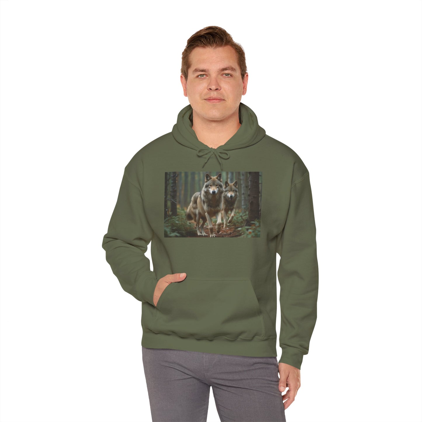 Wolf Forest Unisex Hoodie Sweatshirt