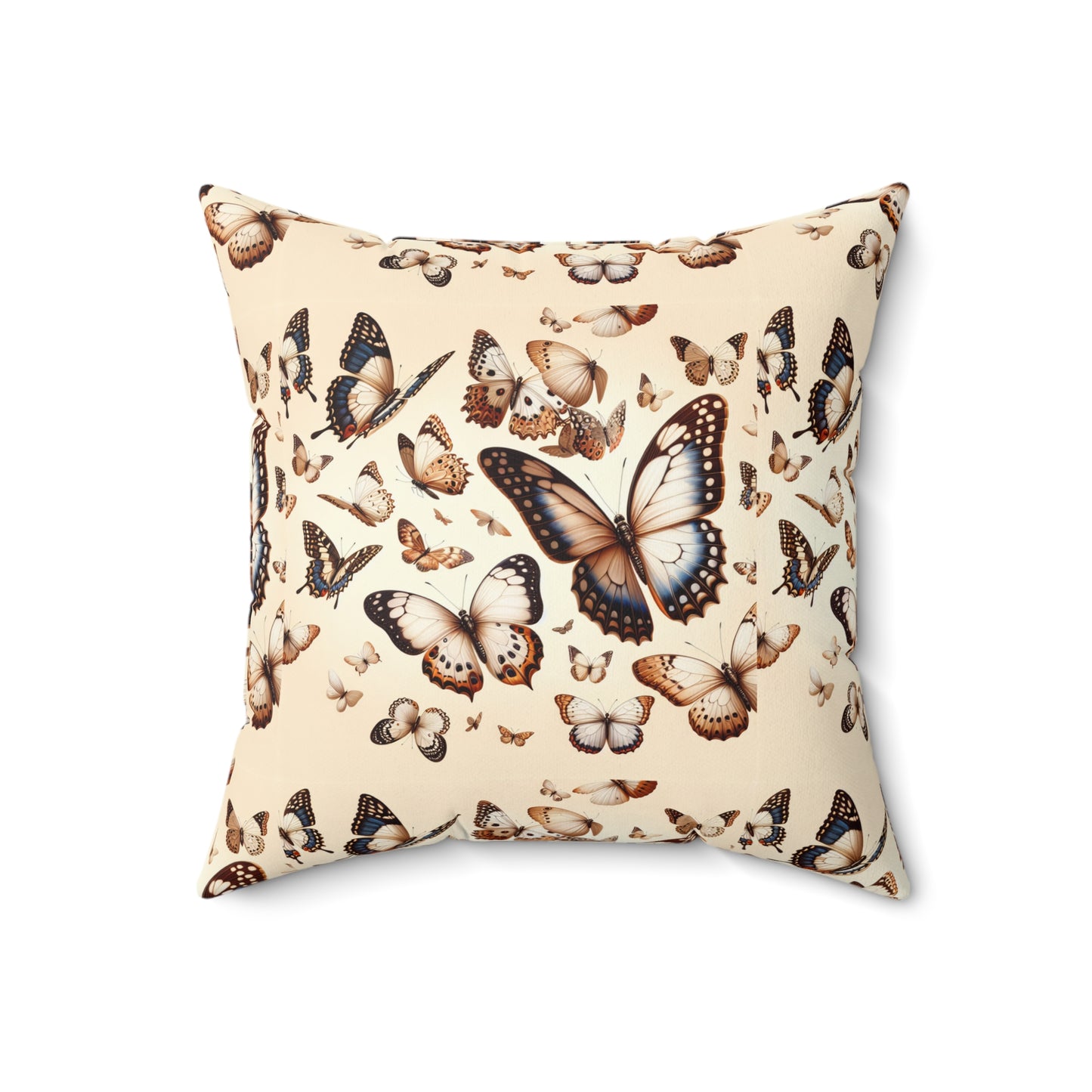 Butterfly Garden Decorative Pillow - Nature Inspired Home Decor