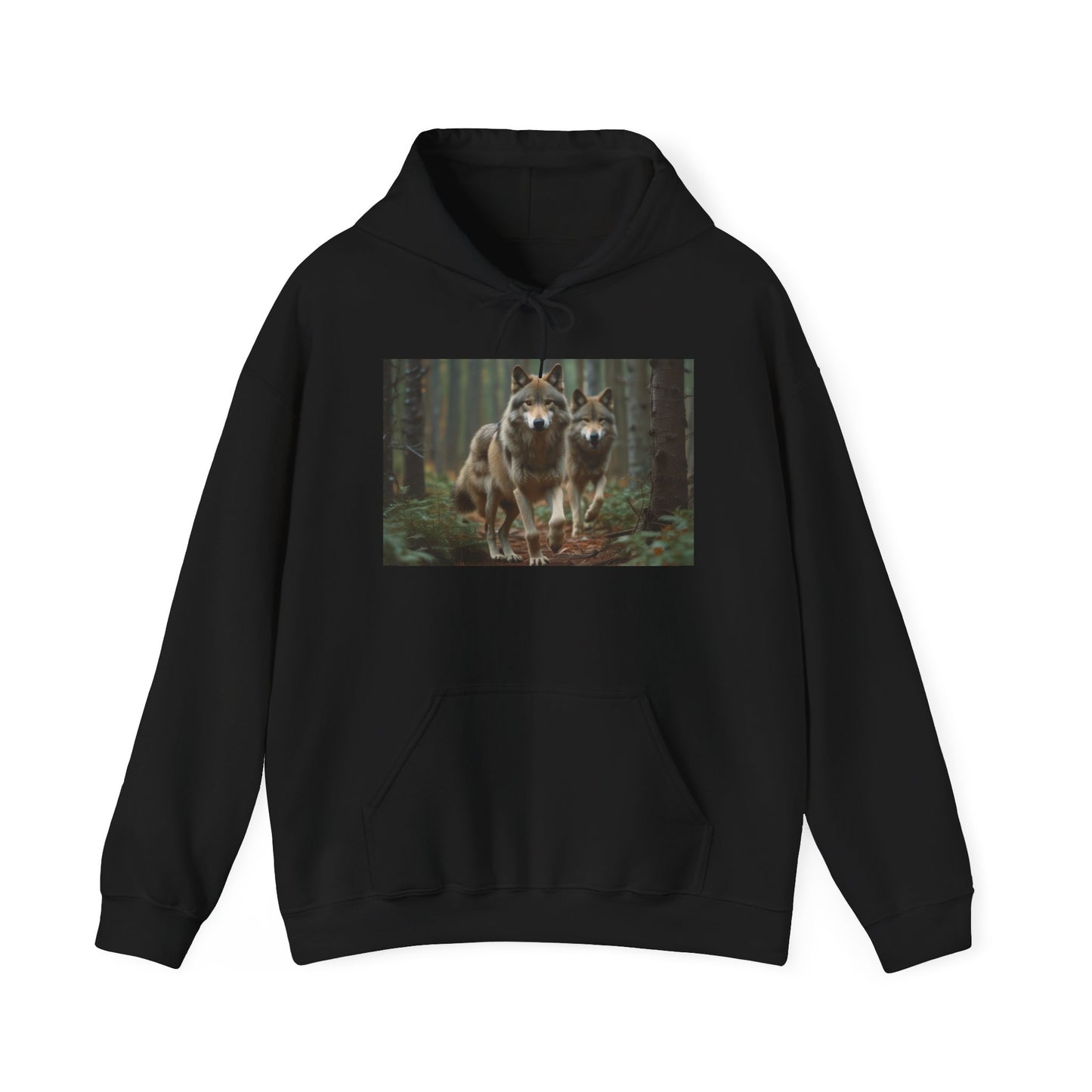 Wolf Forest Unisex Hoodie Sweatshirt