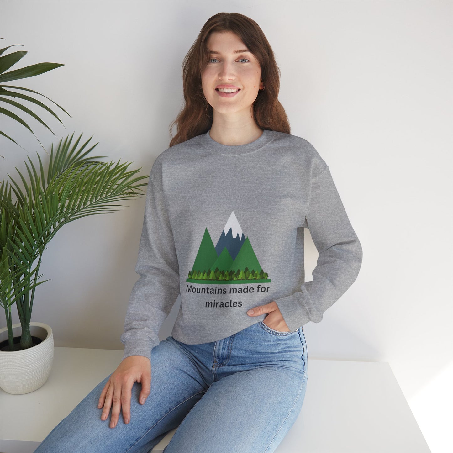 Mountains Made for Miracles Unisex Sweatshirt