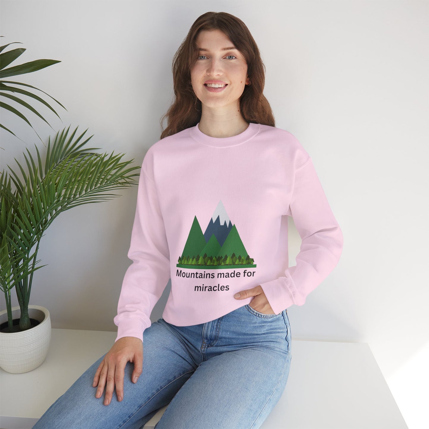 Mountains Made for Miracles Unisex Sweatshirt