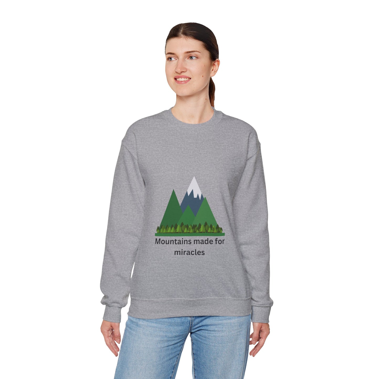 Mountains Made for Miracles Unisex Sweatshirt