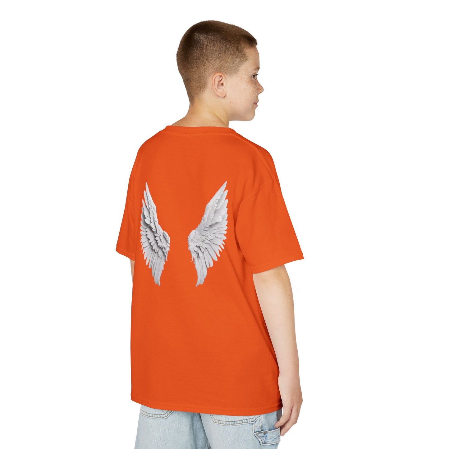 Blessed Kids Tee with Angel Wings