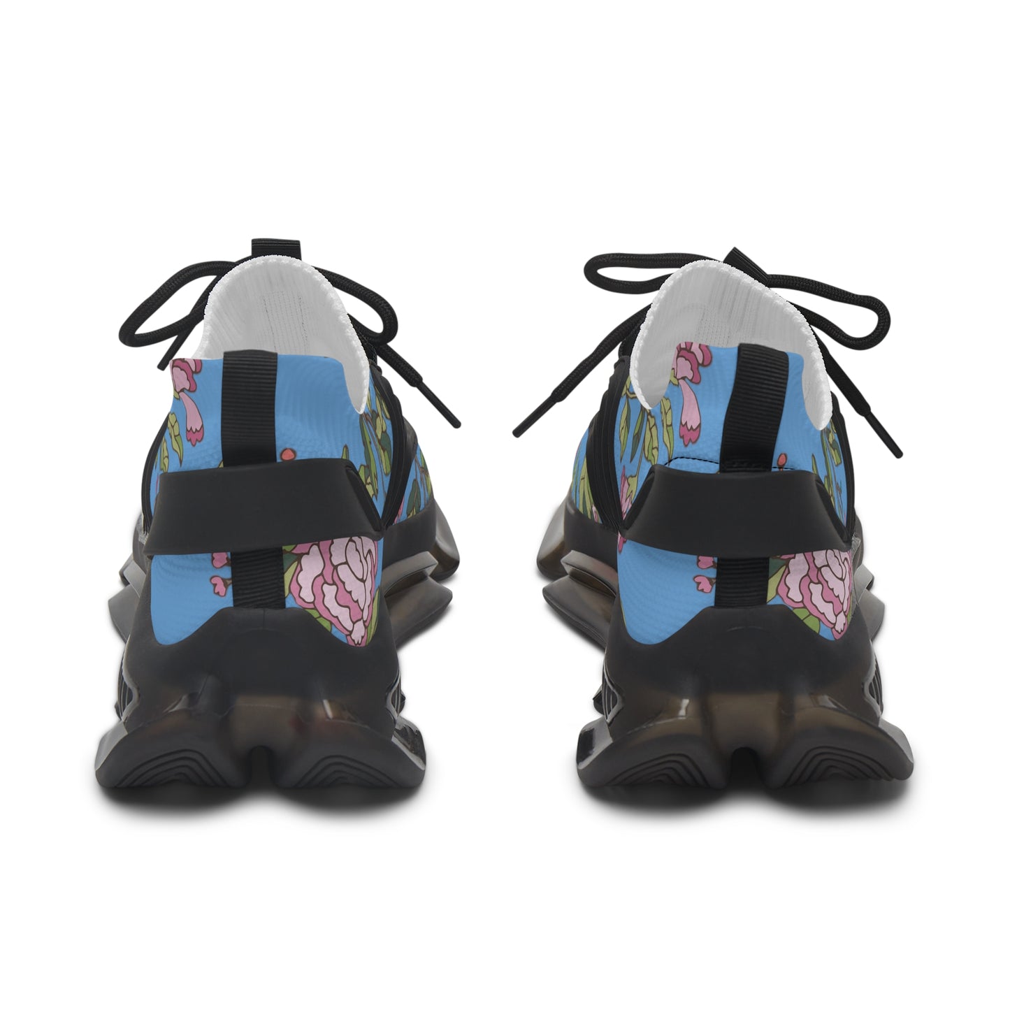 Floral Women's Mesh Sneakers | Lightweight Athletic Shoes, Fashion Sneakers, Casual Footwear, Spring Style, Gift for Her