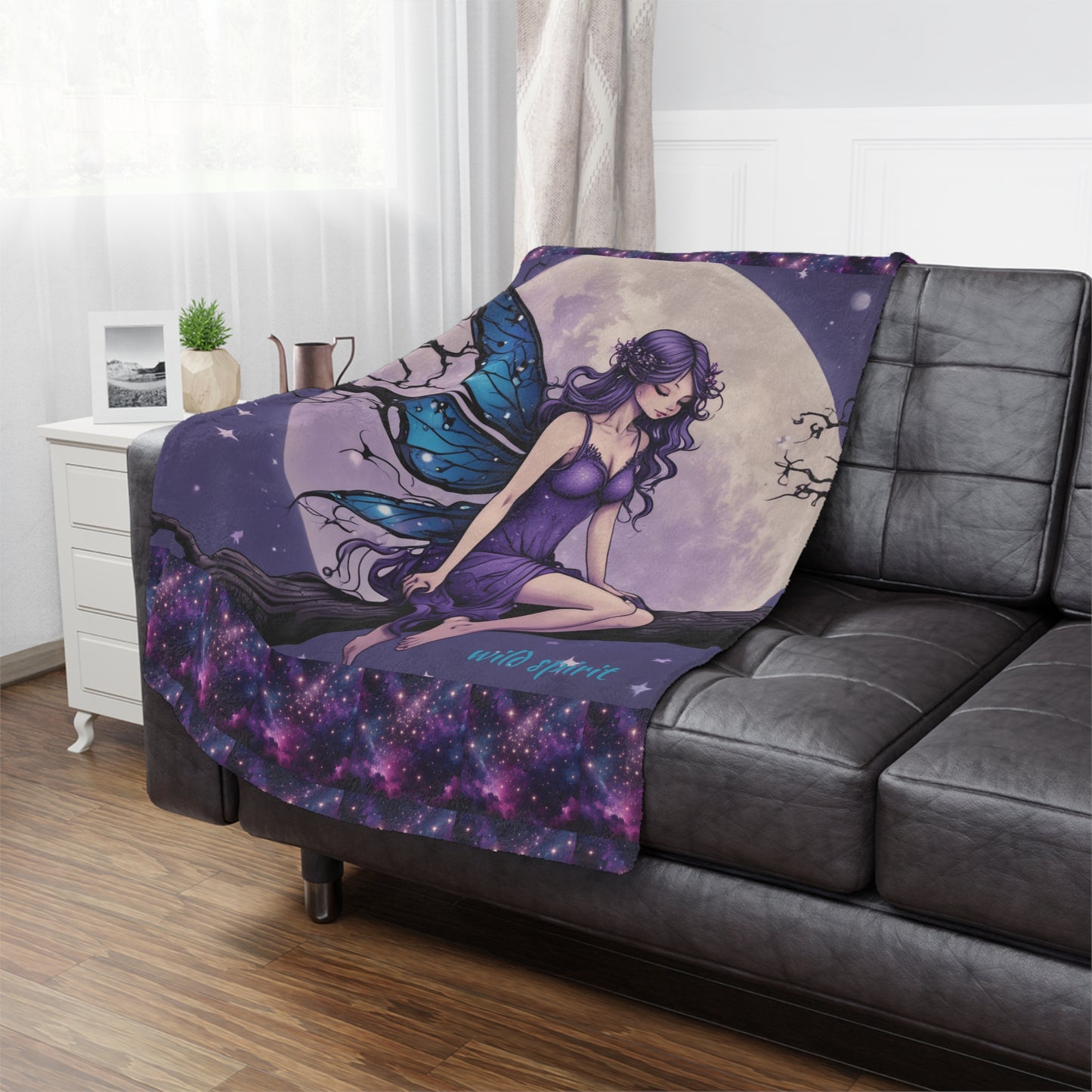 Microfiber Blanket - Fairy Night Scene