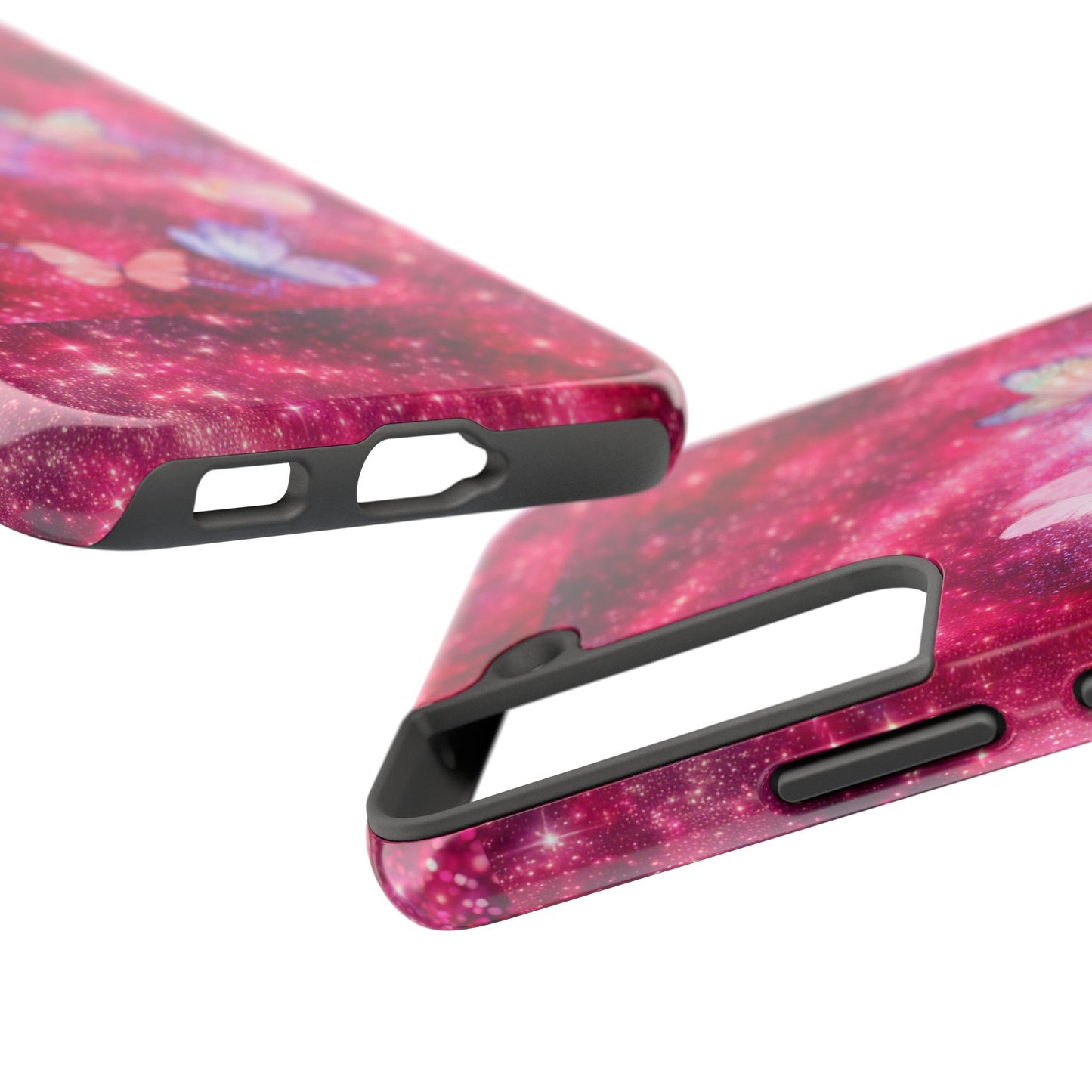 Butterfly Heart Tough Phone Cases - Vimentins Day Sparkly Design