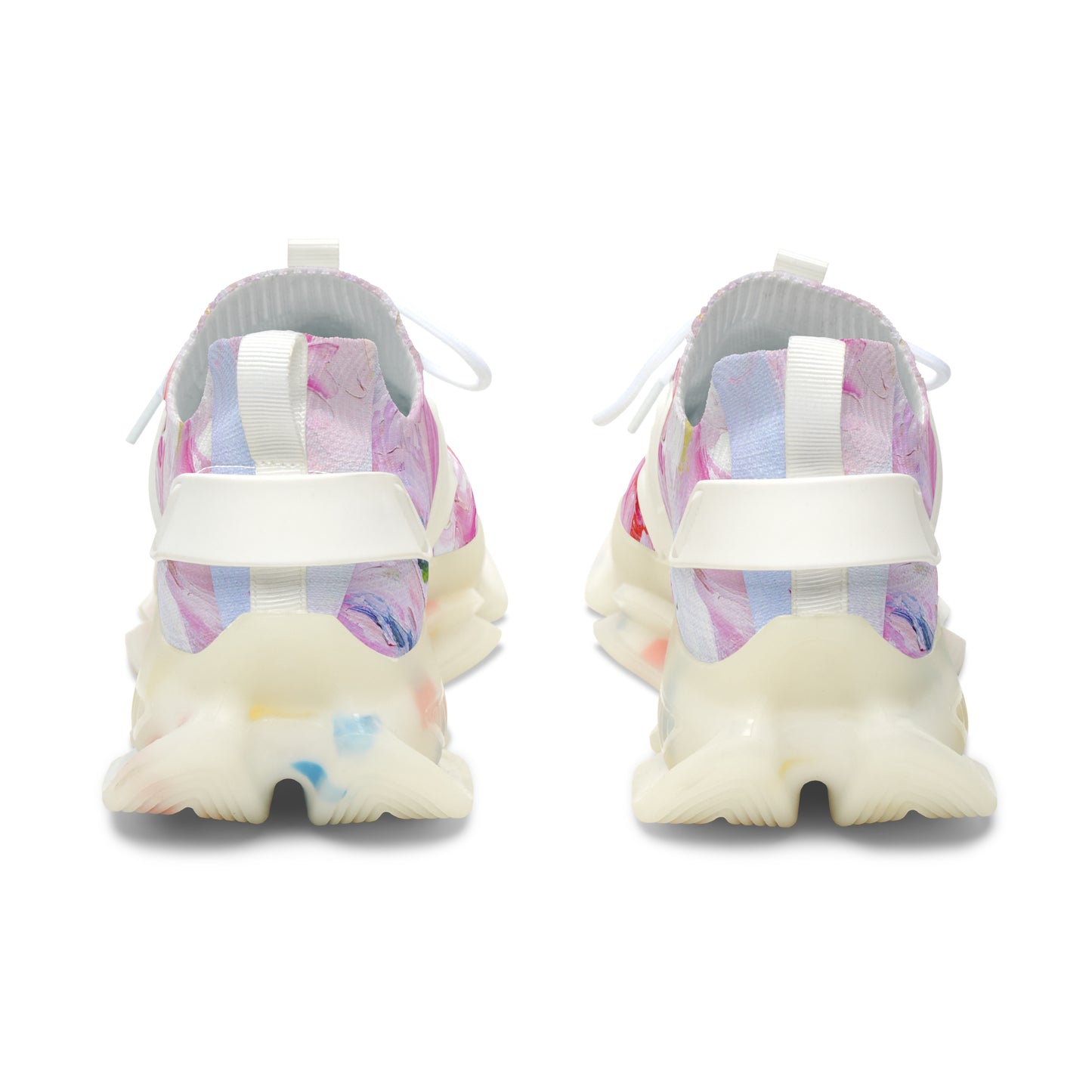 Floral Women's Mesh Sneakers - Stylish Athletic Shoes for Fitness, Casual Wear, Spring Outings, Unique Gift Idea