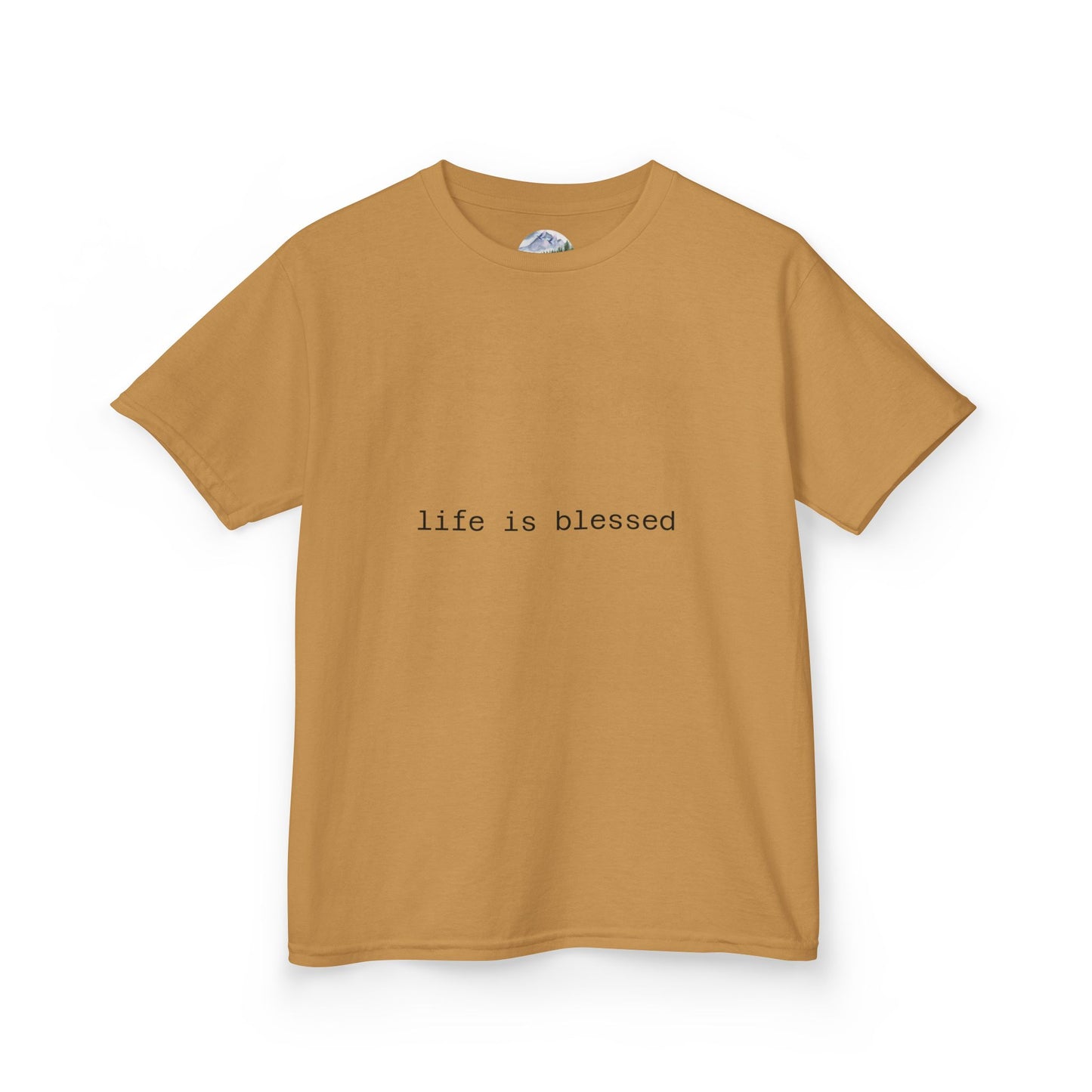 Blessed Kids Tee with Angel Wings