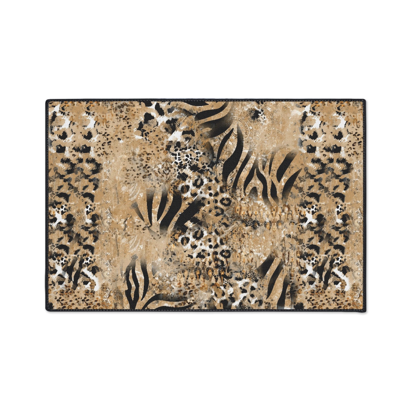Stylish Zebra Pattern Heavy Duty Floor Mat - Perfect for Home Decor & Outdoor Use