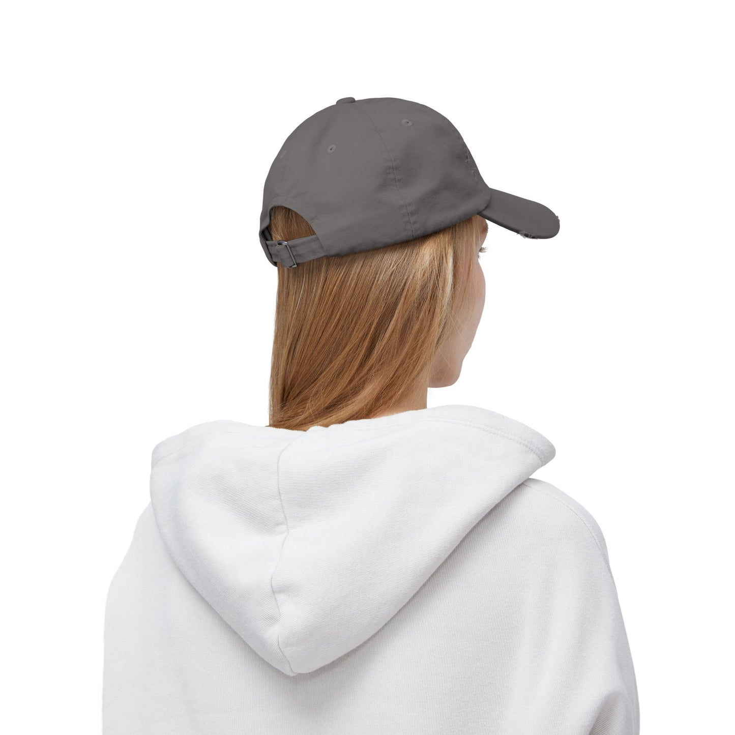 Unisex Distressed Cross Cap - Faith-Inspired Fashion Accessory