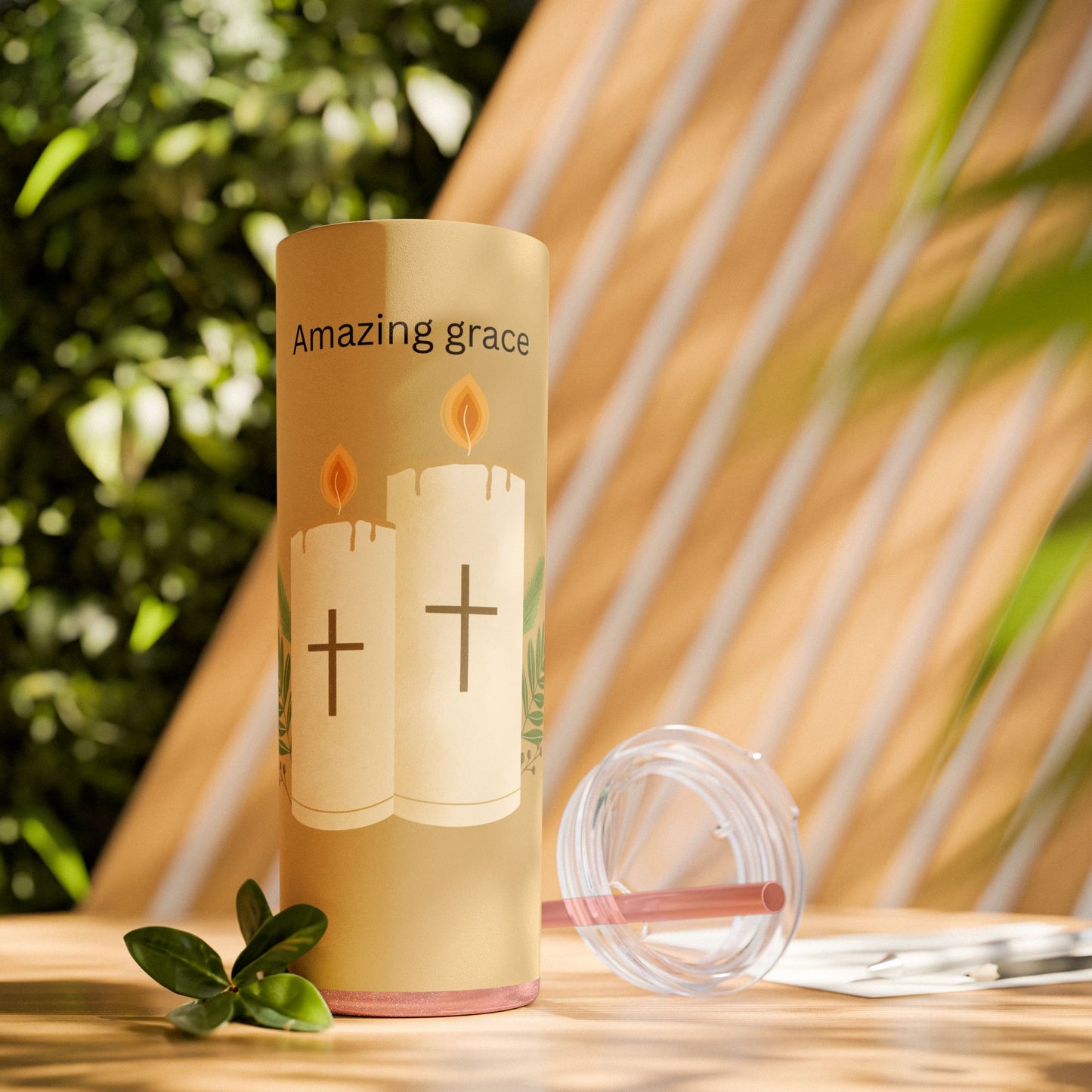 Faith-Inspired Skinny Tumbler