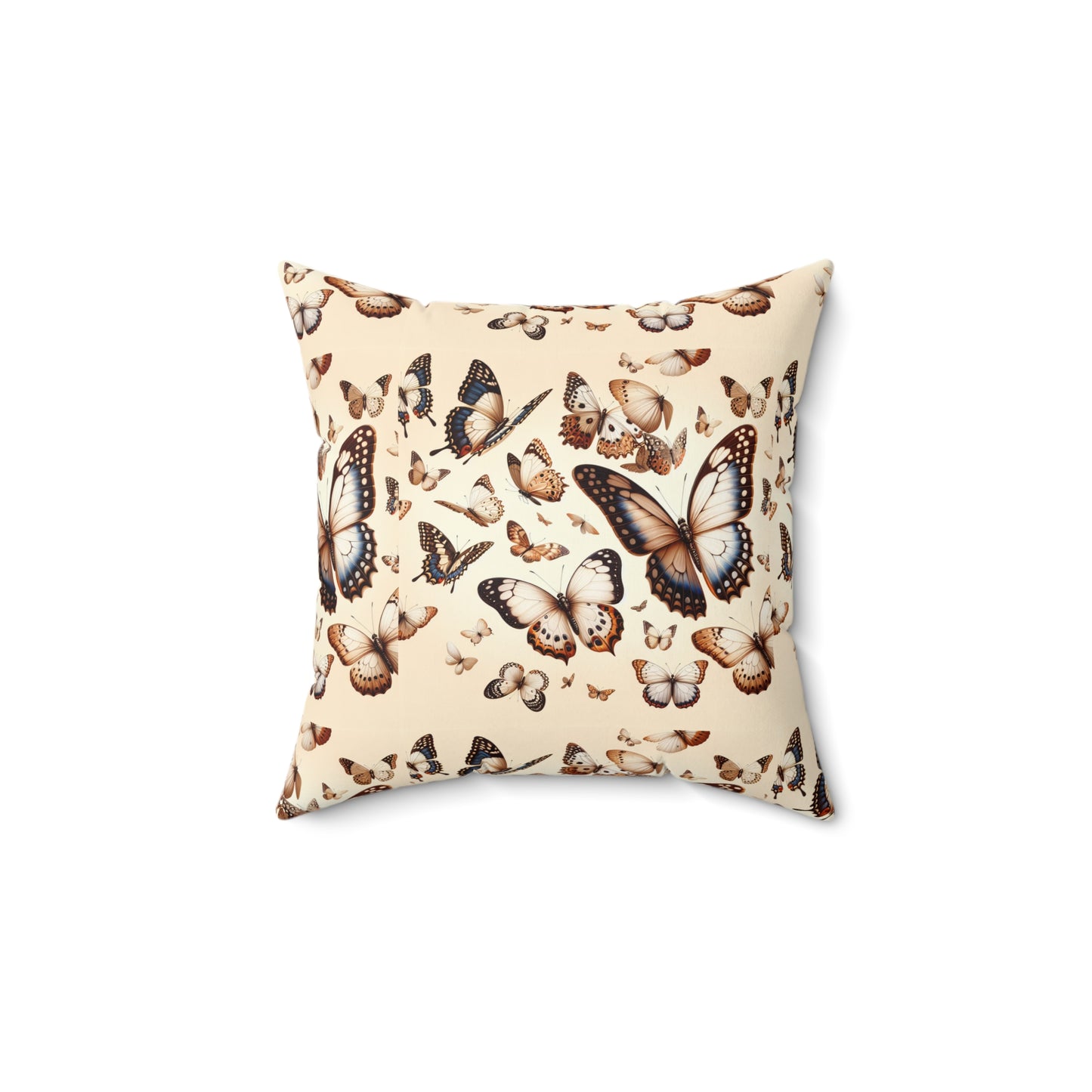 Butterfly Garden Decorative Pillow - Nature Inspired Home Decor