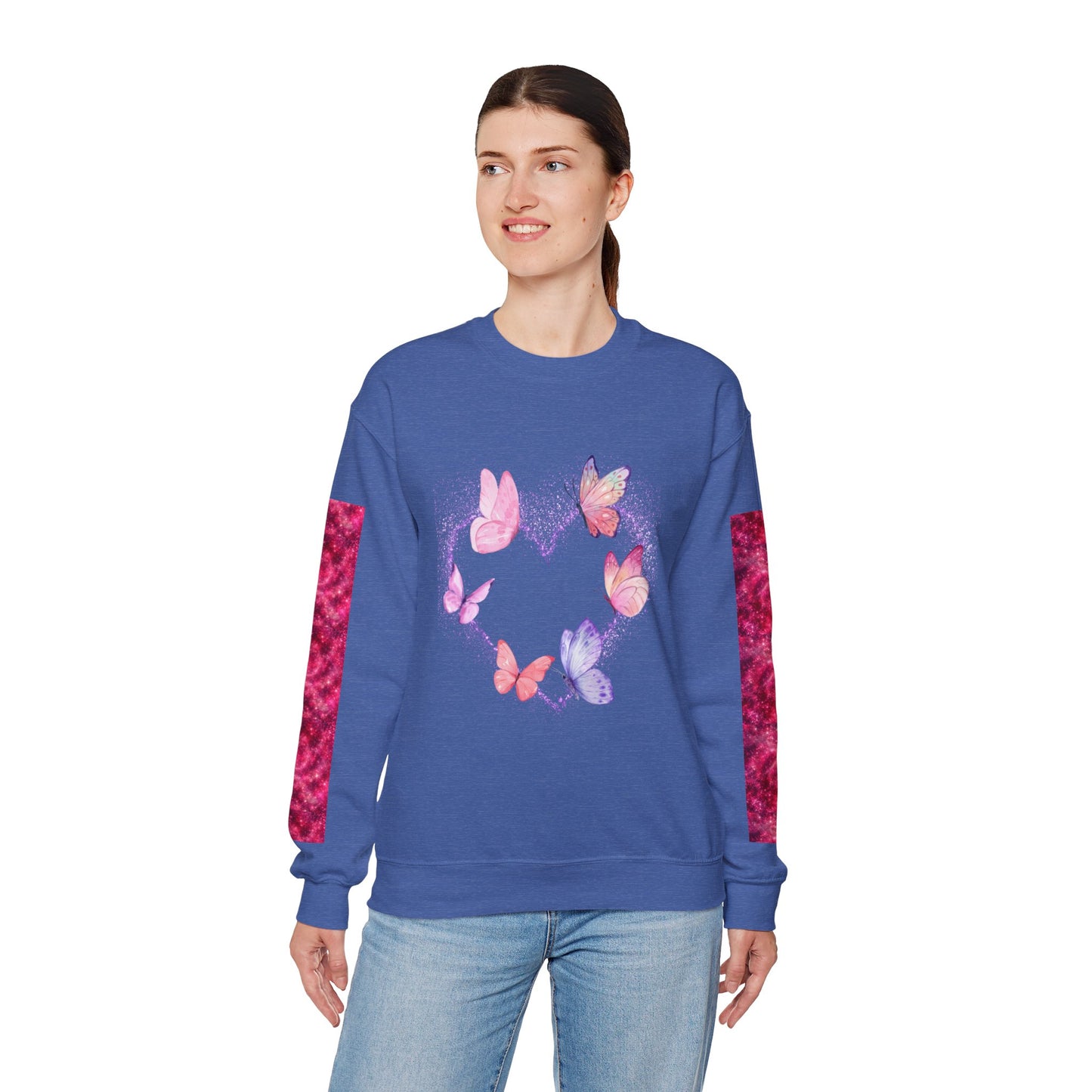 Butterfly Heart Sweatshirt - Valentine's Day Design