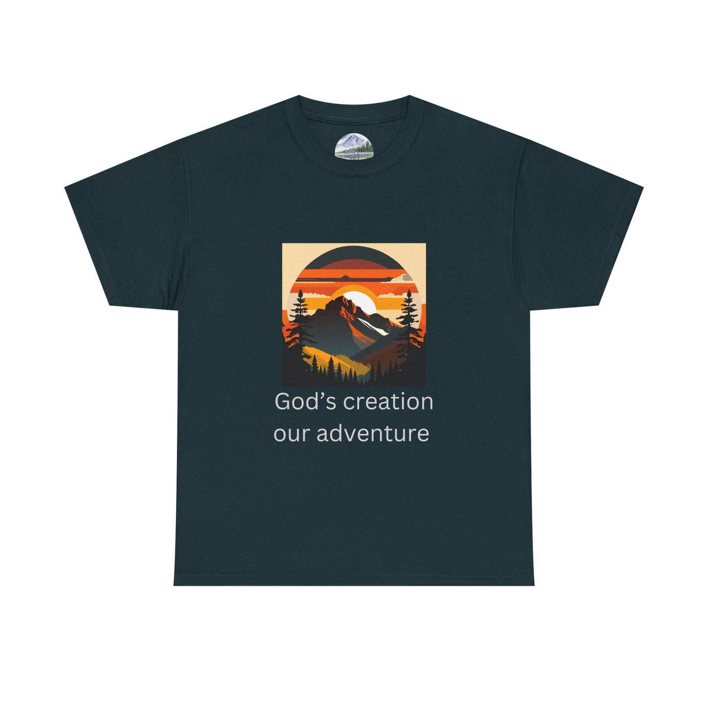 Mountain Sunset Unisex Tee - God's Creation Our Adventure