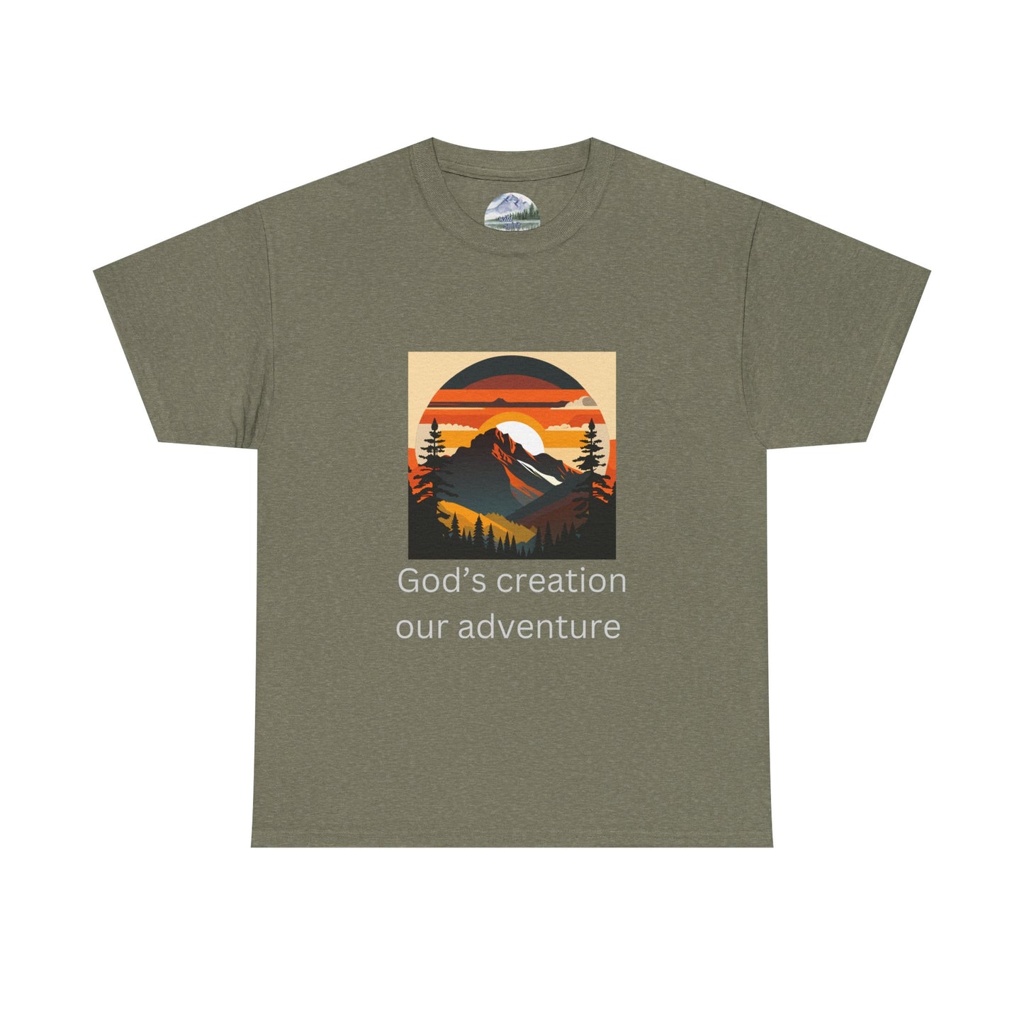 Mountain Sunset Unisex Tee - God's Creation Our Adventure