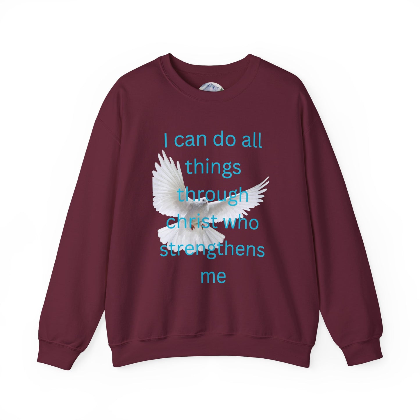 Christian Unisex Sweatshirt - White Dove Design