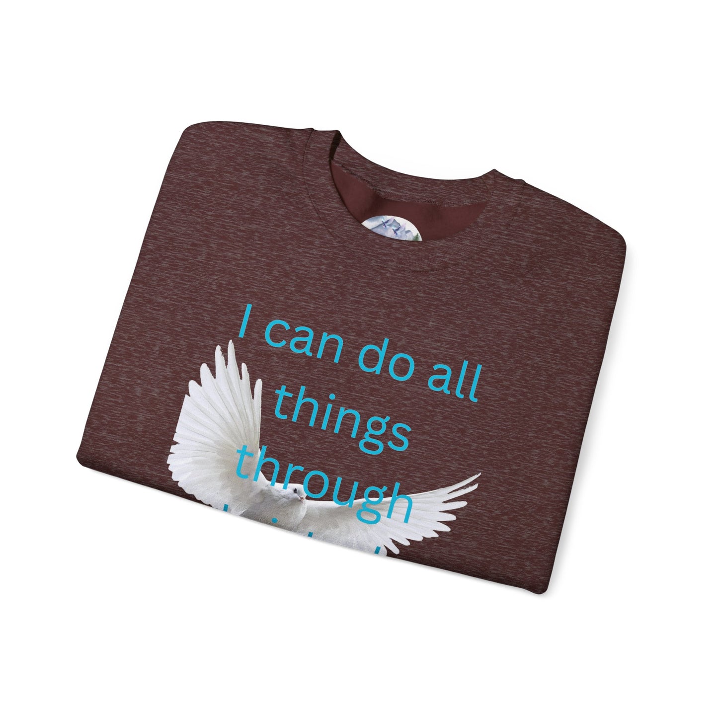Christian Unisex Sweatshirt - White Dove Design